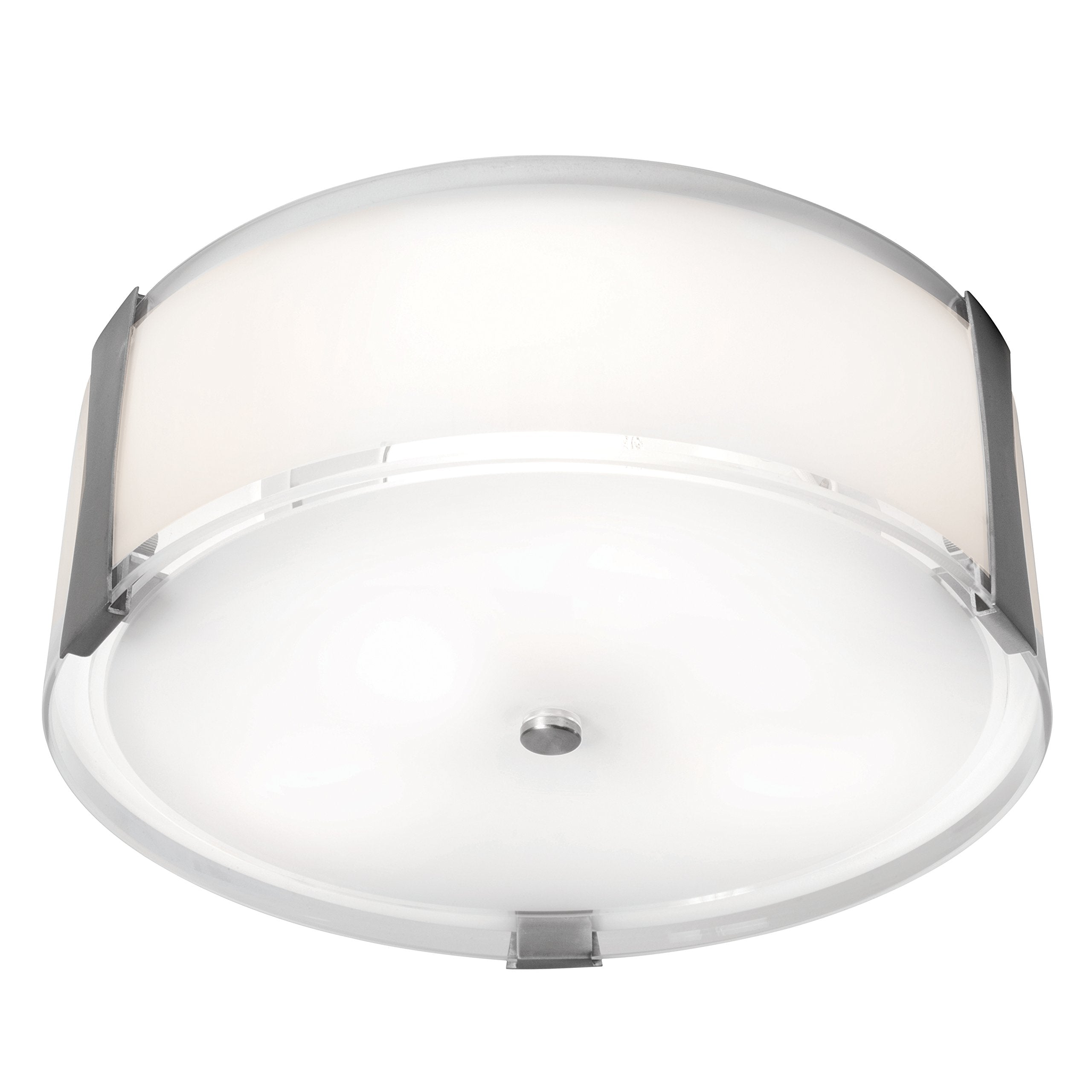 Accesslighting 50120LEDDLP-BS-OPL Tara Dimmable LED Flush Mount - Brushed Steel