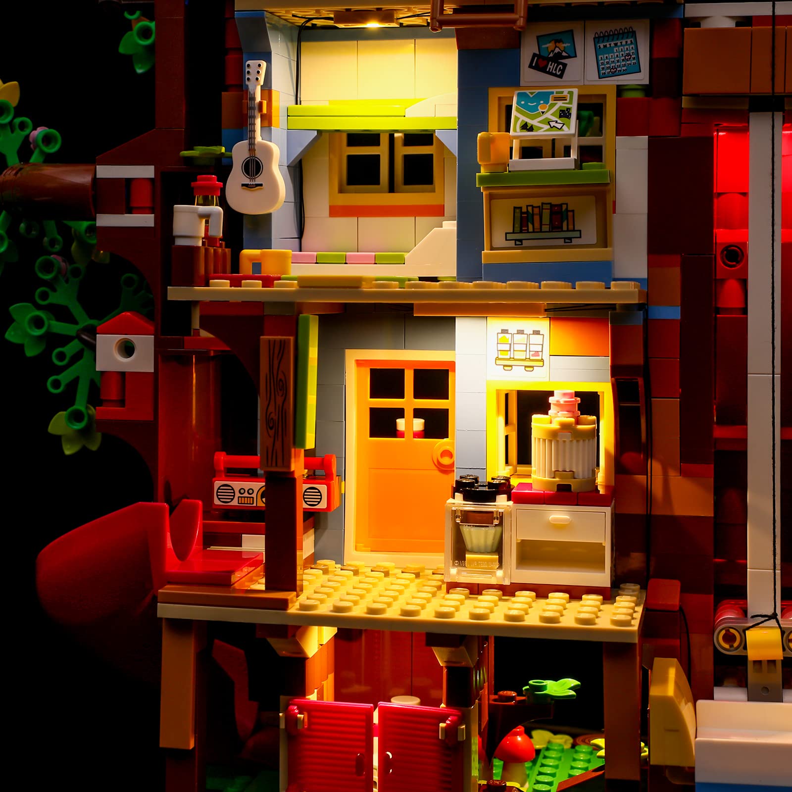LIGHTAILING Led Light Kit for Lego 41703 Friends Friendship Tree House Model - Not Included