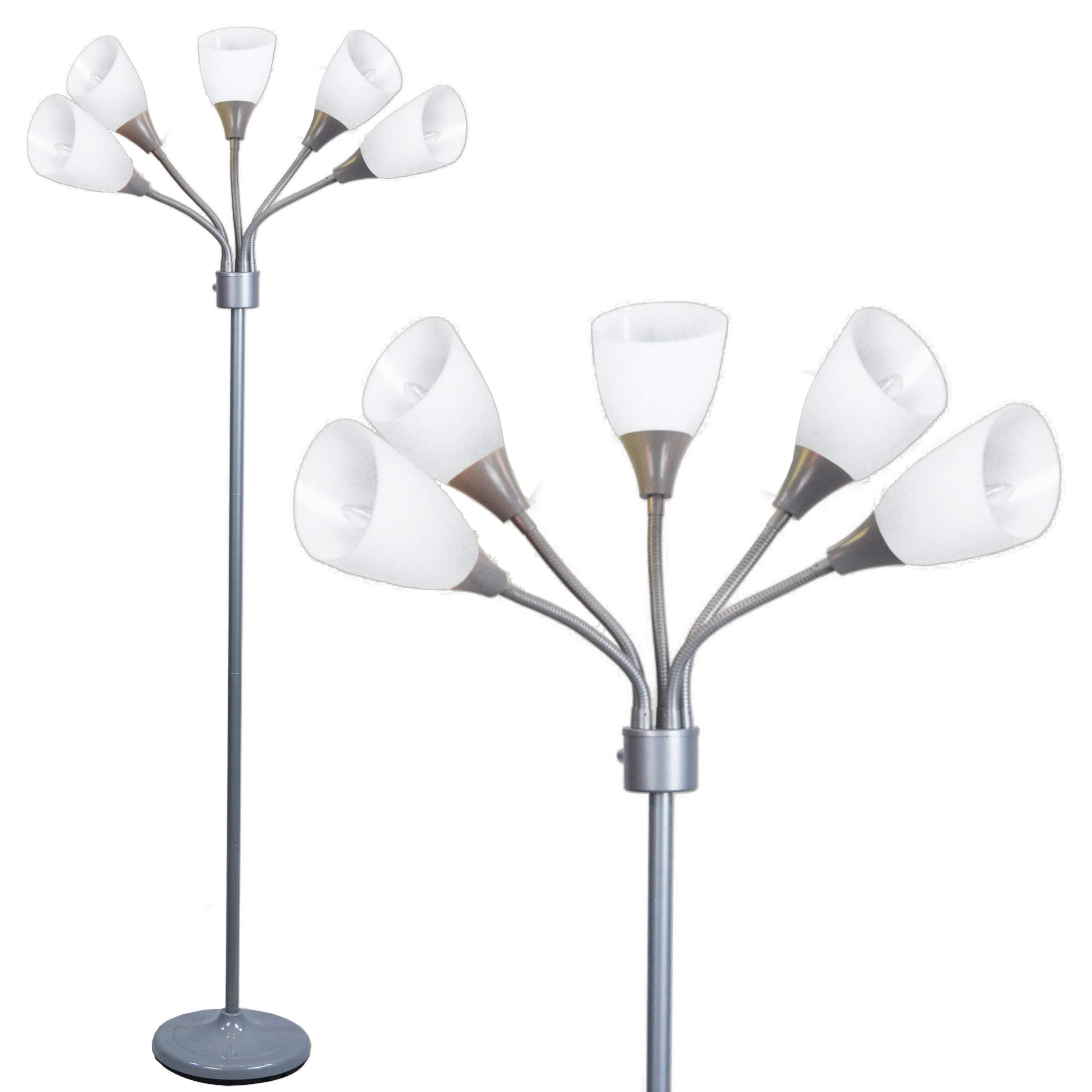 Modern Floor Lamp Multi Head 5 Light Bright Floor Lamp - Medusa 5 Light Standing Lamp -Floor Lamps For Bedroom Spider Lamp With 