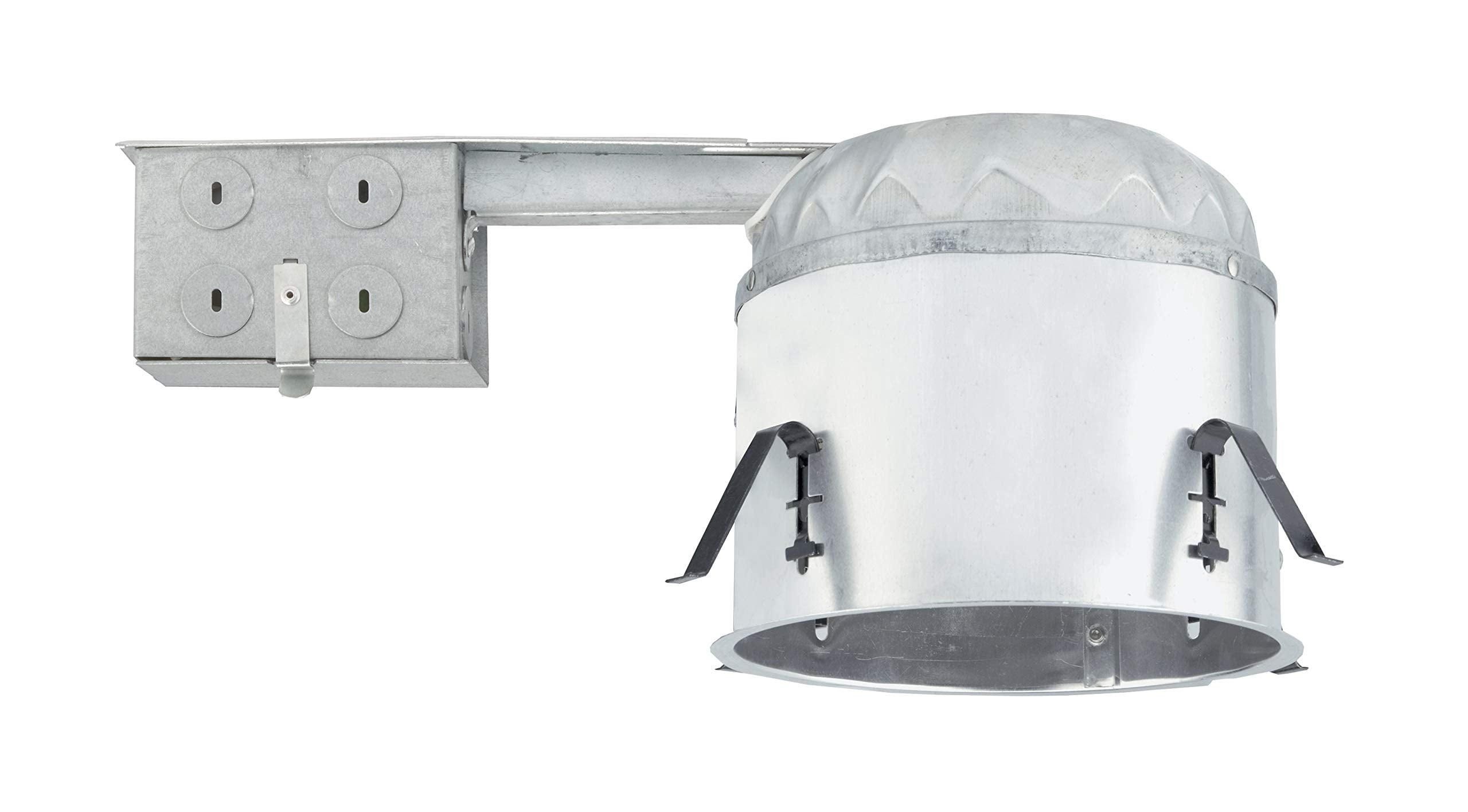 Nicor Lighting 17014Ar 6-Inch Shallow E27/E27 Air Tight Recessed Remodel Housing, Ic-Rated, Neutral, Pack Of 1, 1 Count