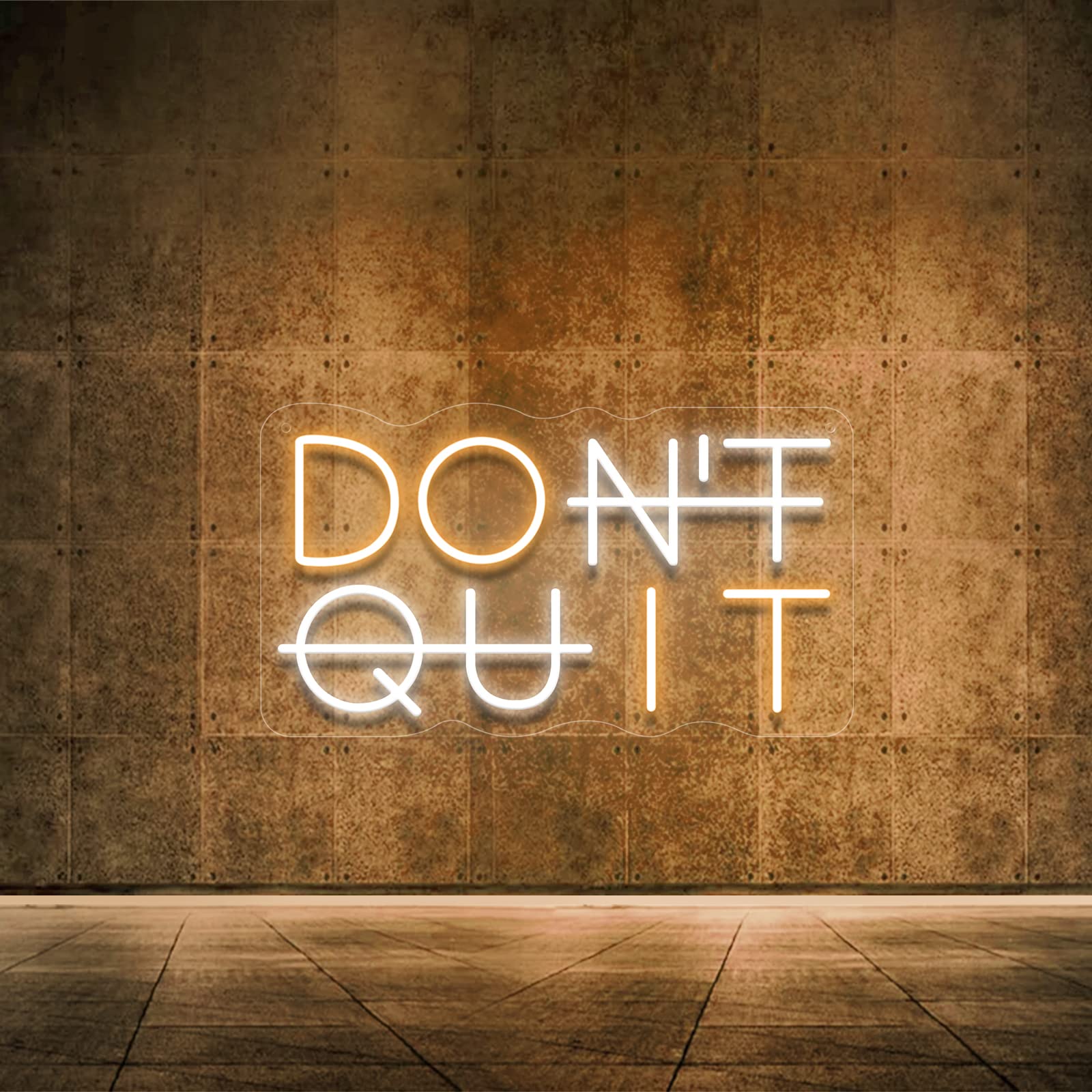Dont Quit LED Neon Sign for Wall Decor, DO IT Neon Lights Party Decorations, USB Powered Switch Neon Lights lighting adjustable