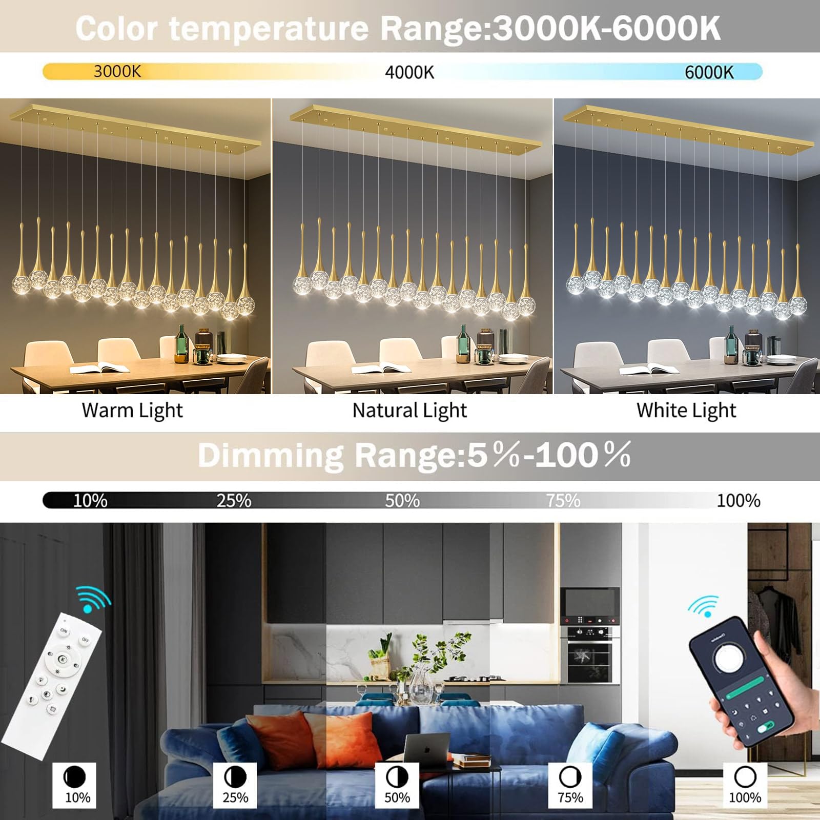 16 Lights Modern Glam Crystal Chandelier For High Ceiling Led Dimmable Pendant Light For Staircase Foyer Enterway Living Room Chandelier Lighting Gold