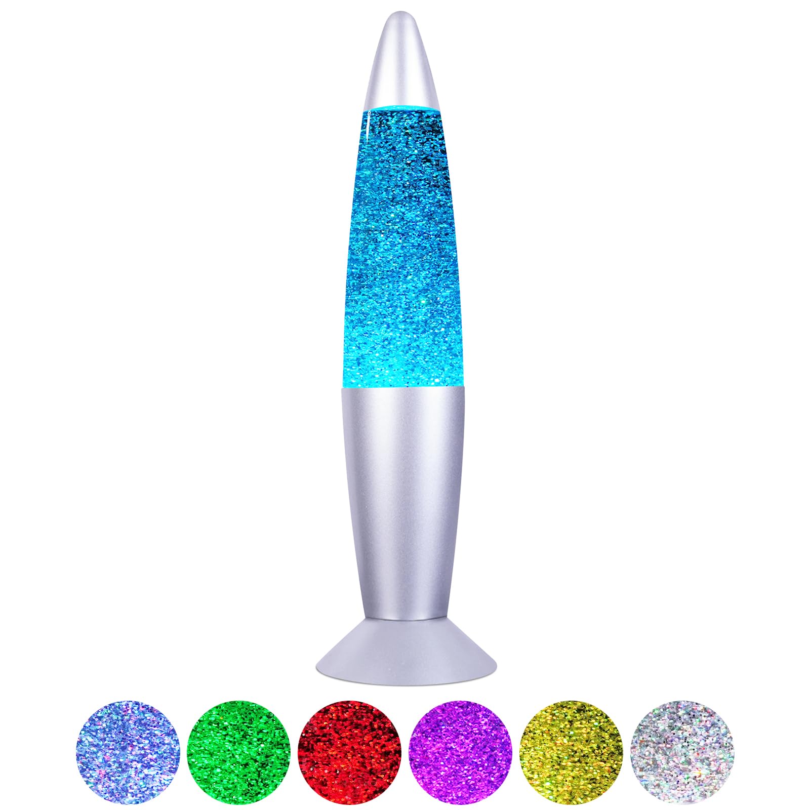 Vanful Glitter Color Changing Motion Lamp Perfect Christmas Thanksgiving Day Present for Adults and Kids LED Glitter Lamps with