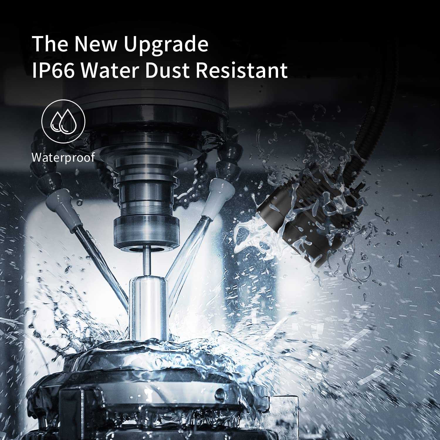 Led Machine Light Lathe Light,Flexible Work Shop Light Ip66 Waterproof 1400 Lumens 110V-220V