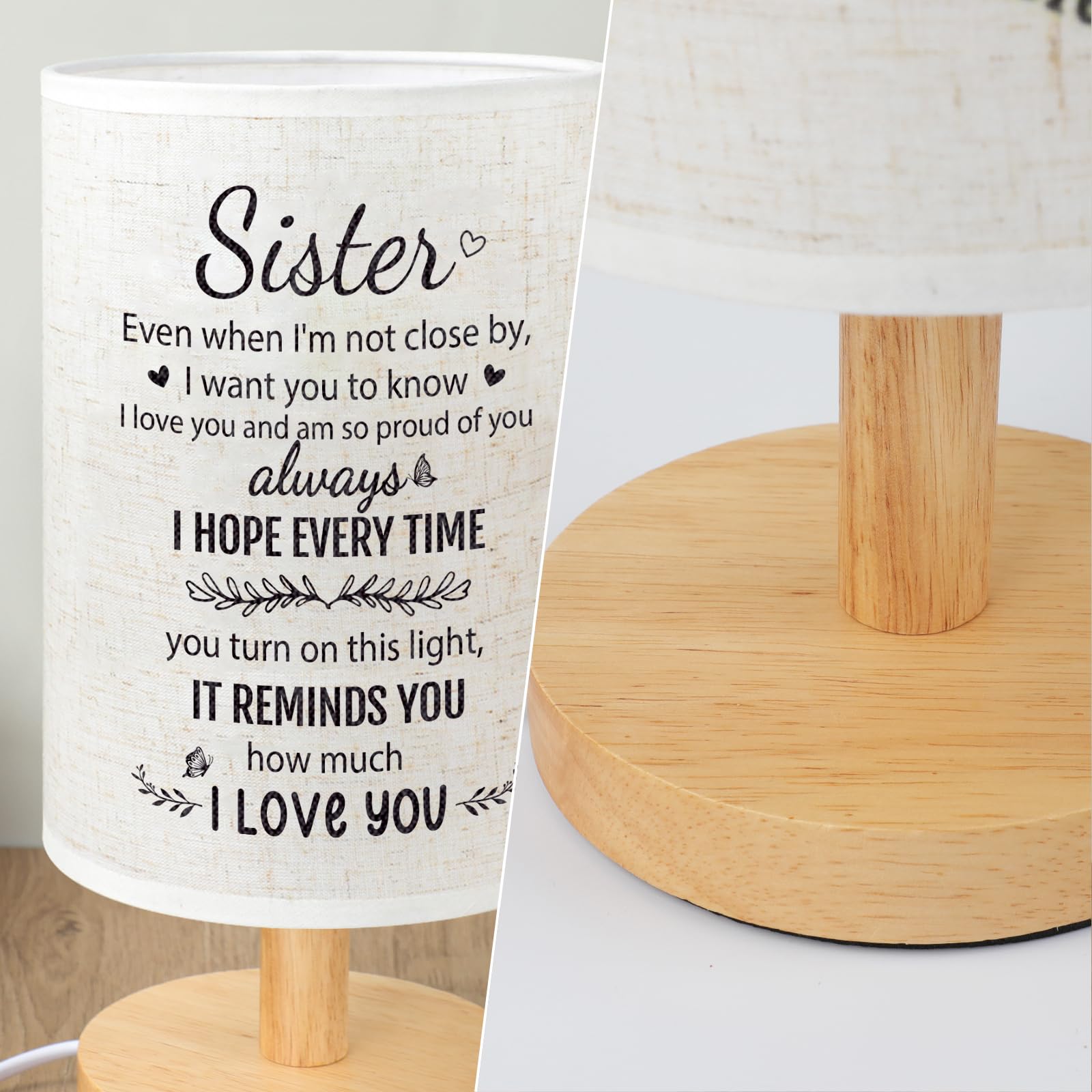 Souhoney Birthday Gifts For Sister, Sister Birthday Gifts, Unique Sister Gifts From Sister, Sister Gifts From Sister For Christm