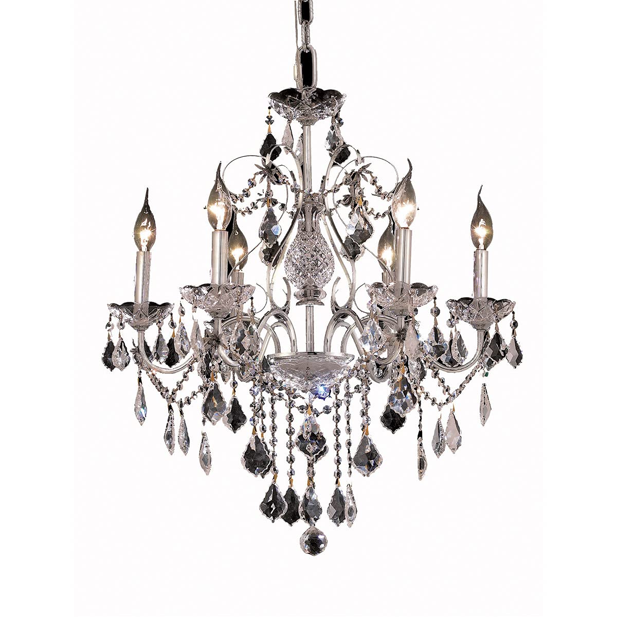 Elegant Lighting 2015D24c-Rc 24 D x 21 in St Francis collection Hanging Fixture - Royal cut  chrome