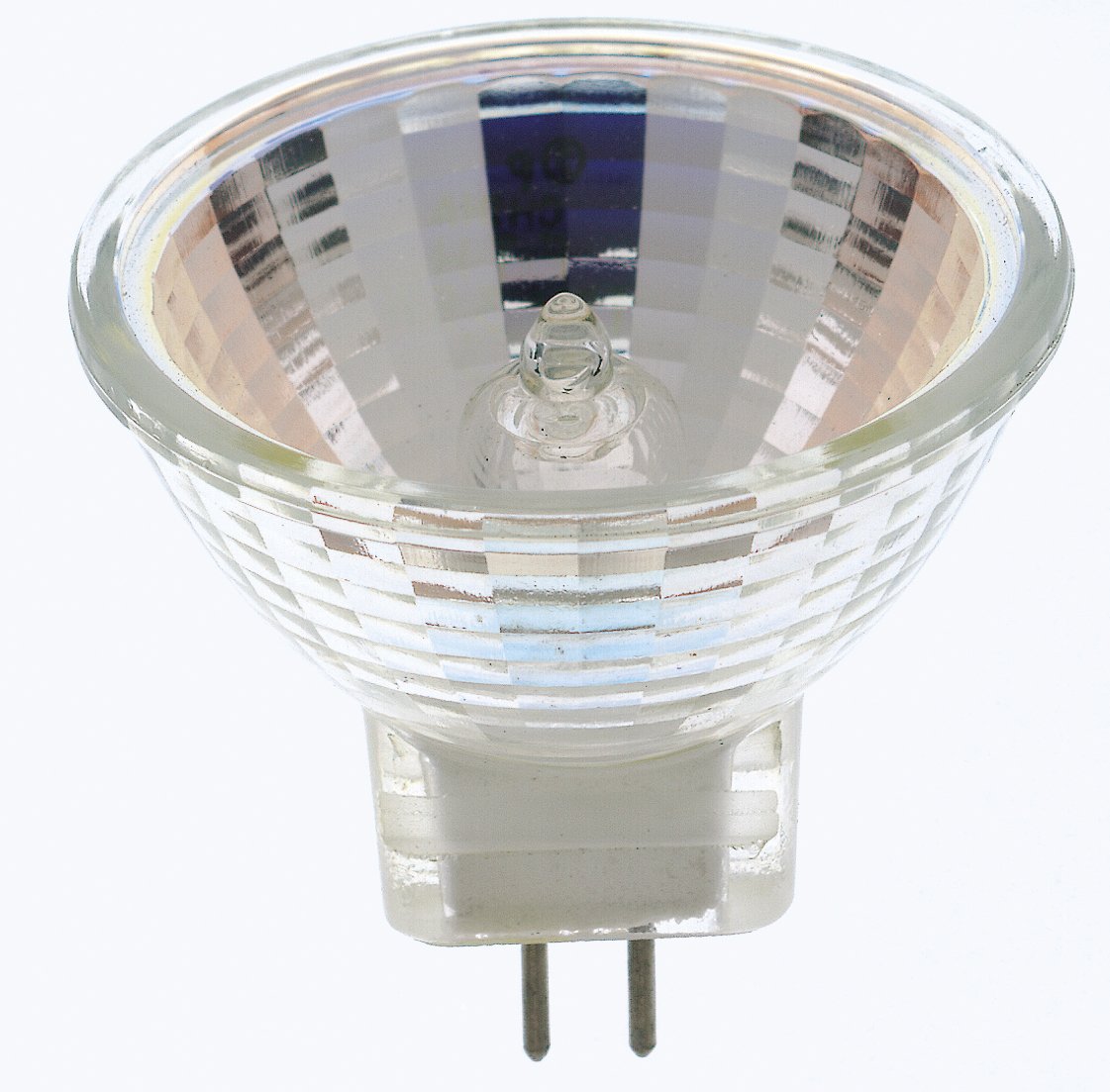 Satco S4628 Miniature 2 Pin Base Halogen Light Bulb, 5 Watts, 6 Volts, 20 Lumens, Mr11 Shape, Gz4 Ansi Base, C-6 Filament, 2900 