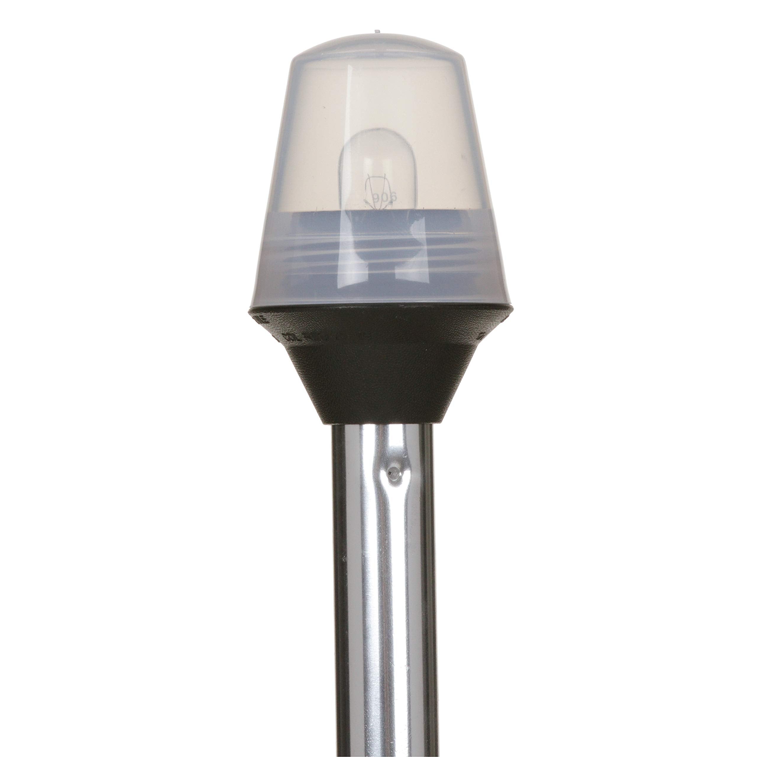 Attwood 5110-54-7 All-Round Frosted Globe Navigation Light, White, 54-Inch