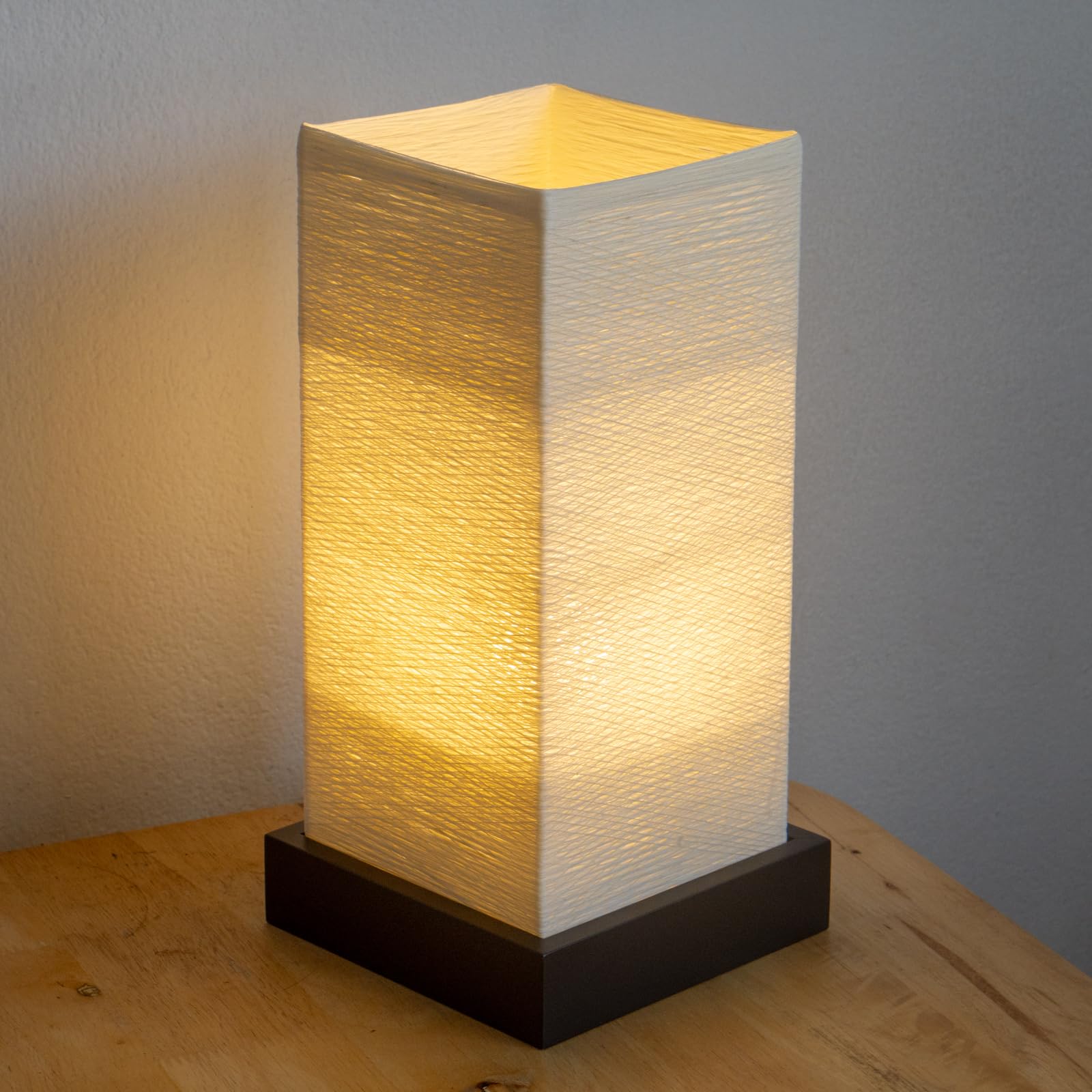 Import Nomad Unbound Dimmable Japanese Lamp Table Lantern  Small Warm Woven Glow Light  Nightstand Bedside Akari  Noguchi Style 