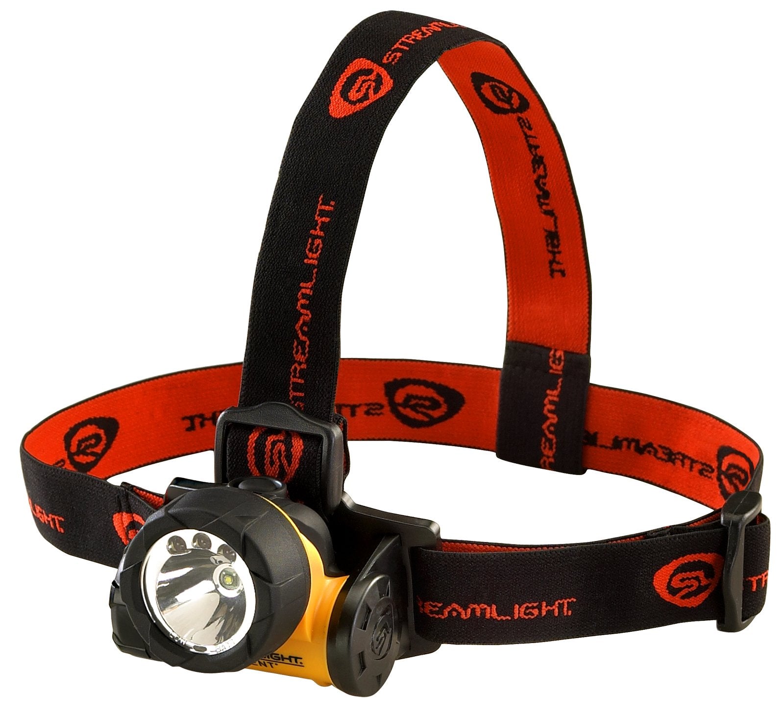 Streamlight 61050 Trident LED Headlamp, 80-Lumen, One Size, Yellow, Includes Elastic Head Strap and Rubber Hard Hat Strap