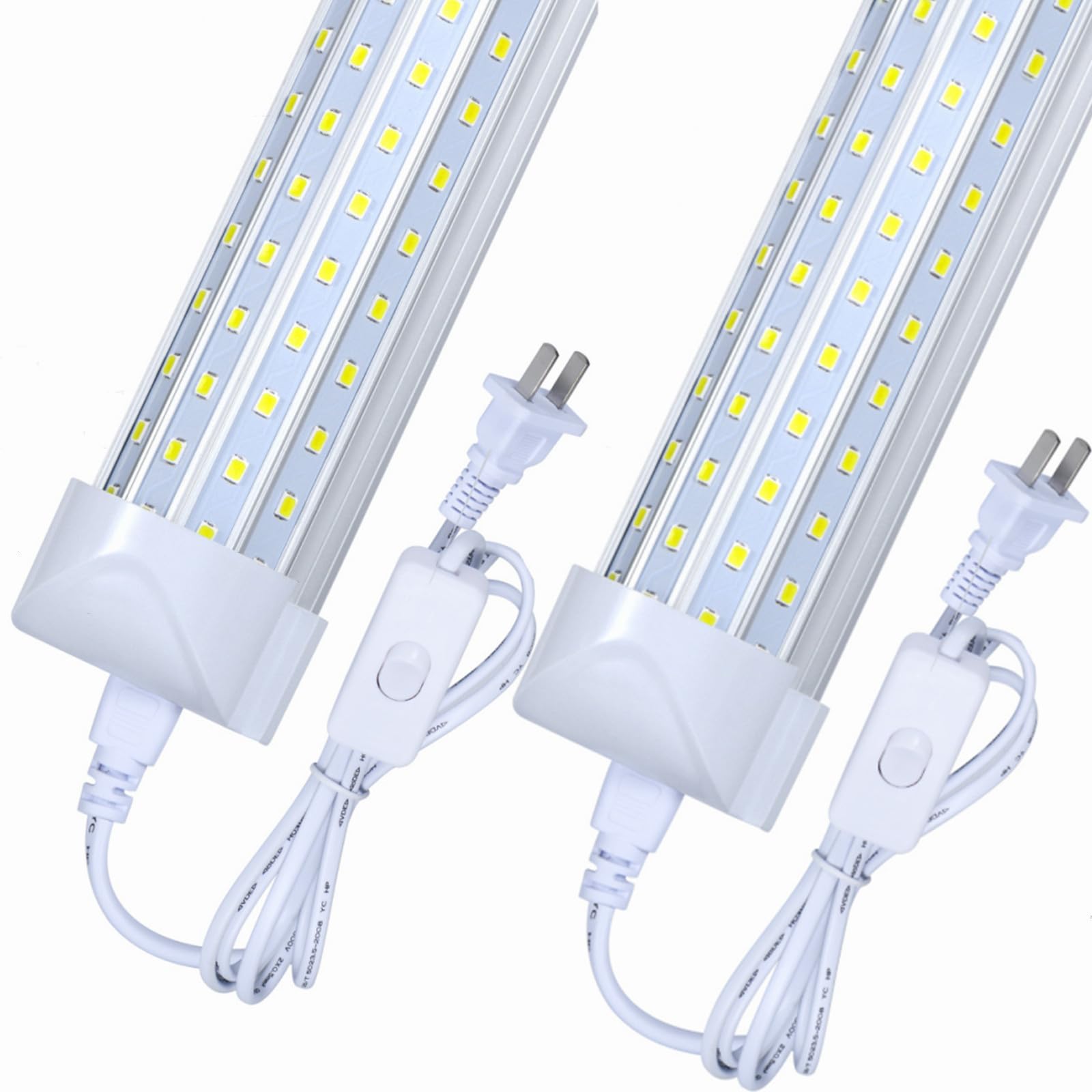 Led Light 777 2-Pack 2Ft Led Shop Light, 28W, 3500Lm, 6000K,
