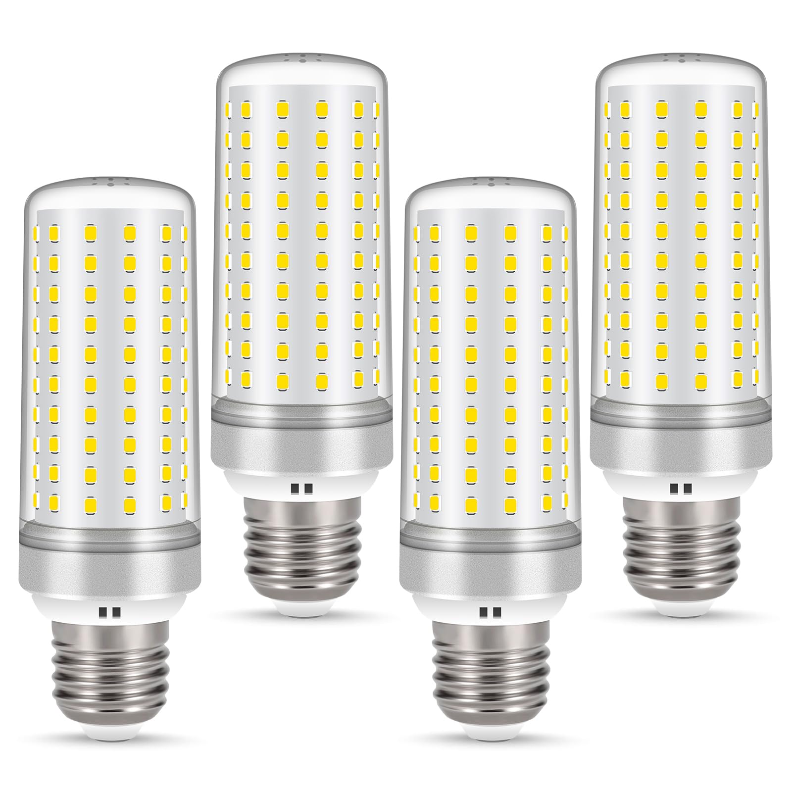 Syited E26 Led Bulbs, 30W Led Light Bulbs Equivalent 250W, 4000K Warm White Light, Not Dimmable,Ac 85-265V, E26 Light Bulbs (4 P