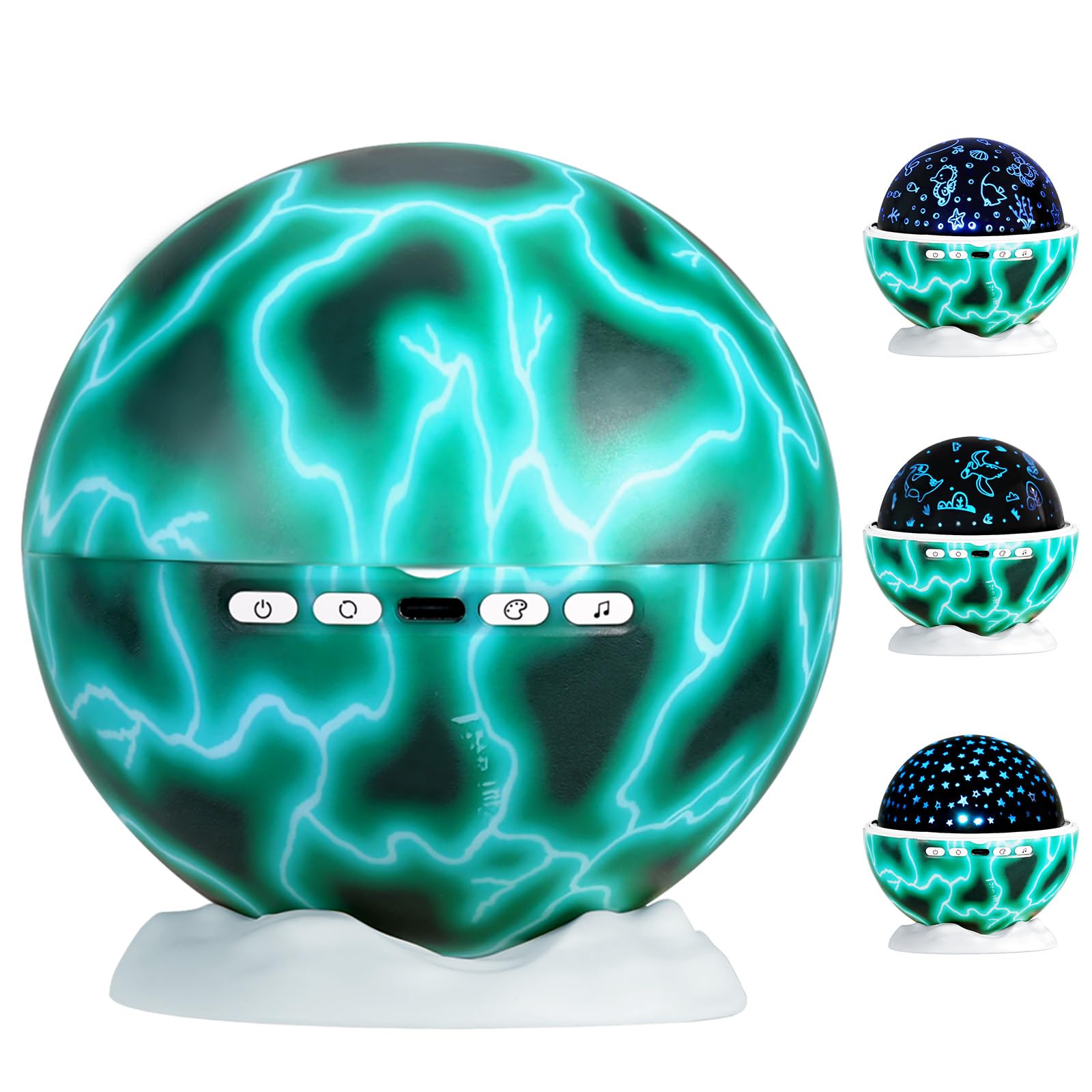 Night Light for Kids, Star Projector Night Light Lamp for Kids Bedroom Decor 18 Light Modes Rotating Star Sky Projector Light Re
