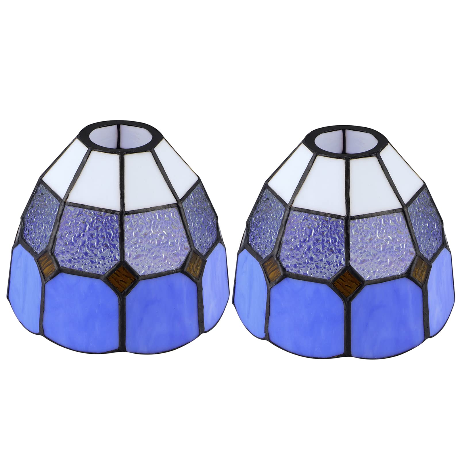 Skelang Lip-less Glass Lamp Shade, Globe Light Cover with Fitter Opening, Replacement for Chandelier, Wall Sconces, Pendant