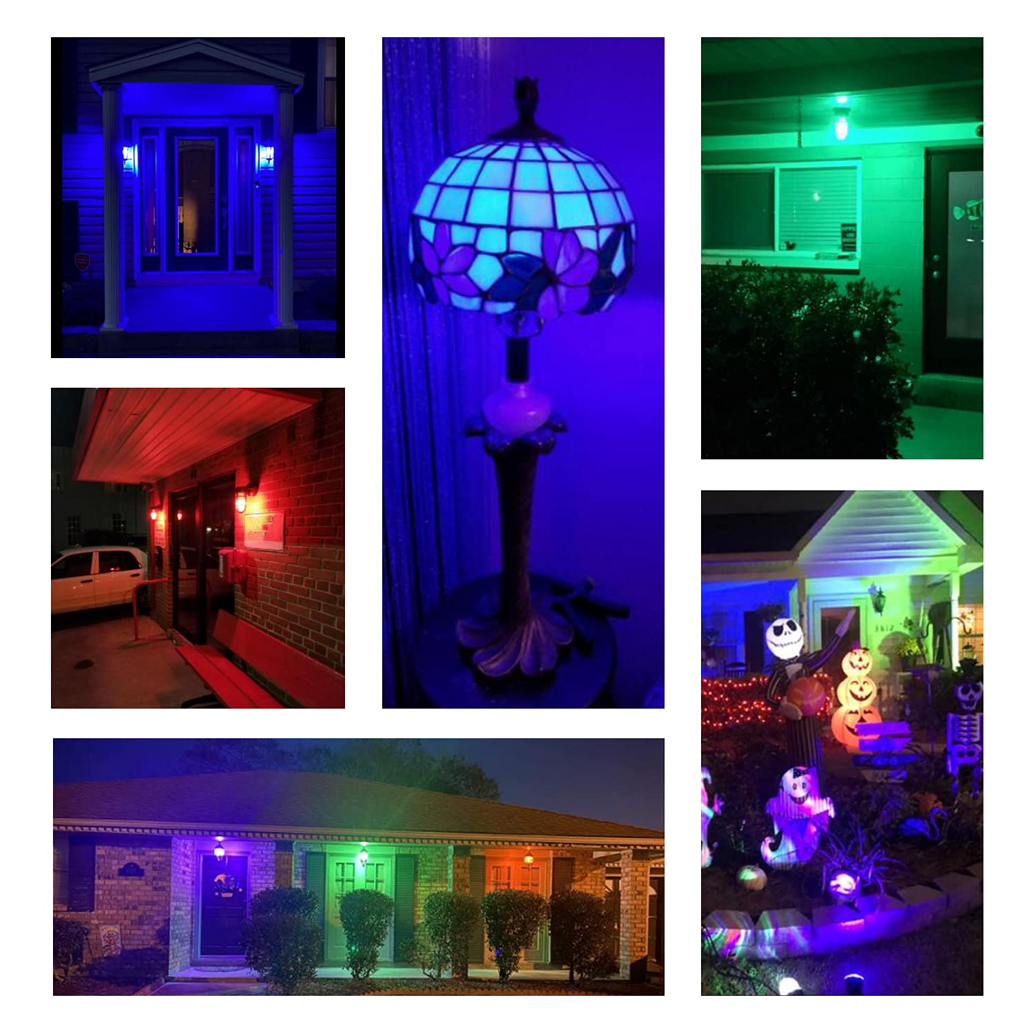 A15 Red Light Bulbs  25 Watt Equivalent  Energy Efficient 2W  E26 Standard Base  Dimmable Globe Led Bulb For Christmas Halloween Party Decoration  Home And Holiday Lighting  4-Pack