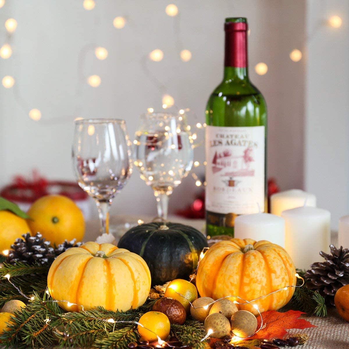 Sanniu Led Fairy Lights Battery Operated, 4 Packs Mini Battery Powered Copper Wire Starry String Lights for Christmas,Bedroom, P