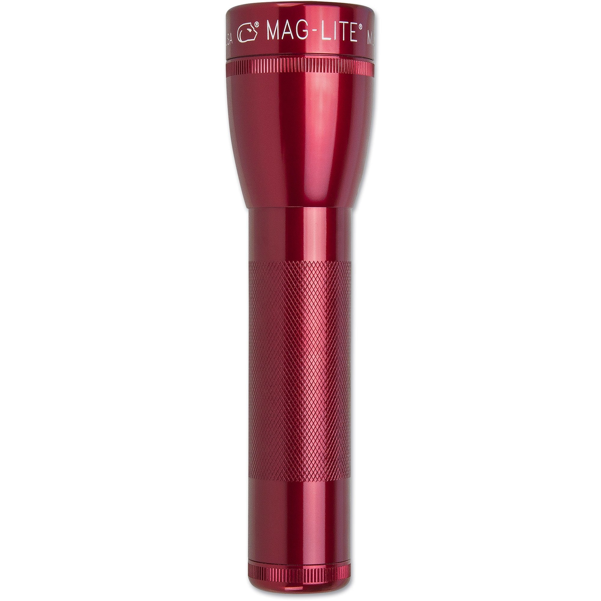 MagLite 2C Cell Flash Light - Red Aluminum, Model ML25IT-2035, Durable & Bright
