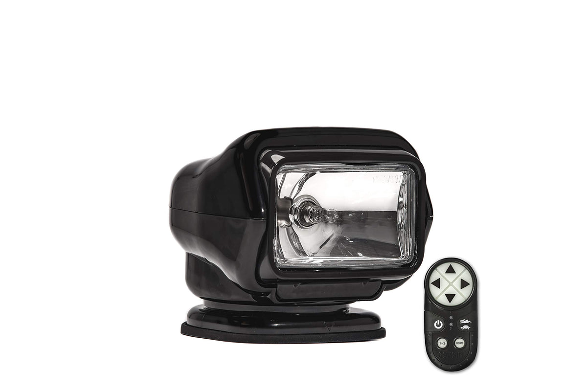 Golight Stryker St Series 3051St Halogen Spotlight - Wireless Remote, Permanent Mount, Black