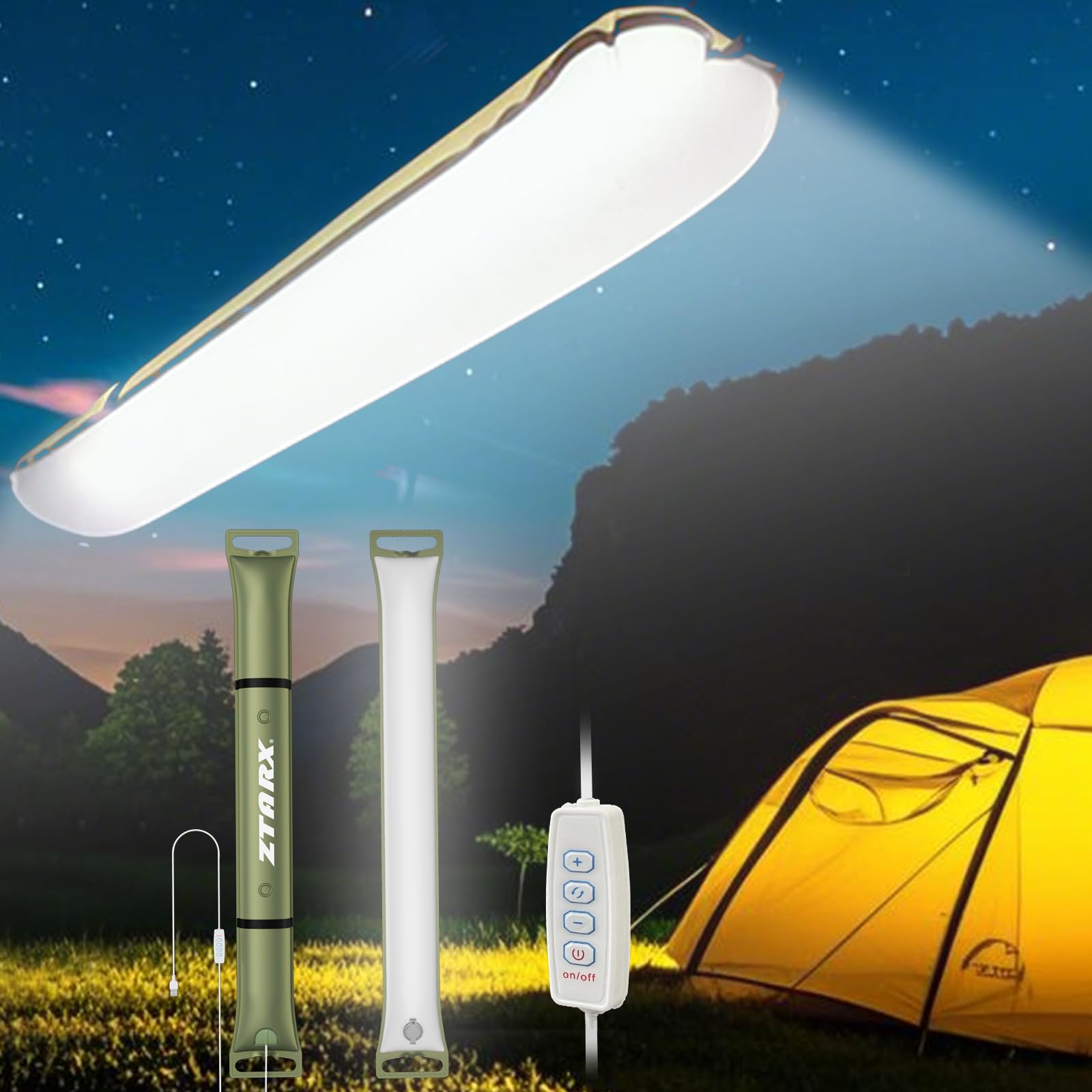 Ztarx Inflatable Camping Light 34 Expandable Tent Lantern 4