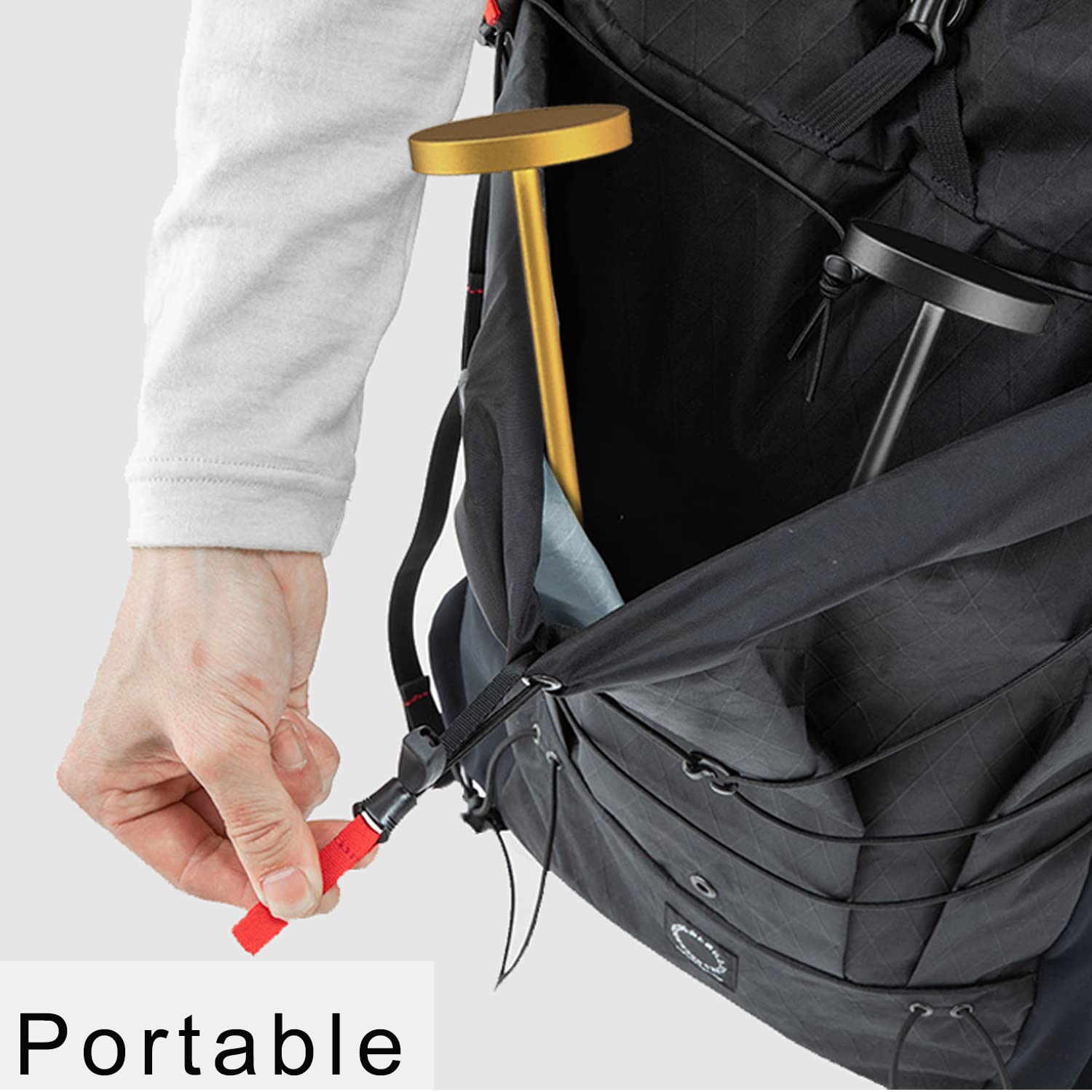 Yiben Cordless Table Lamp - 5000Mah Rechargeable, Usb, 2 Brightness Levels, Black Aluminum