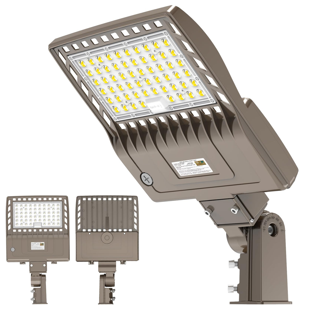 YELLORE LED Parking Lot Lights 240W 33600LM LED Shoebox Pole Lights Fixture (800W HID/HPS Replacement) 5000K IP65 AC100-277V UL 