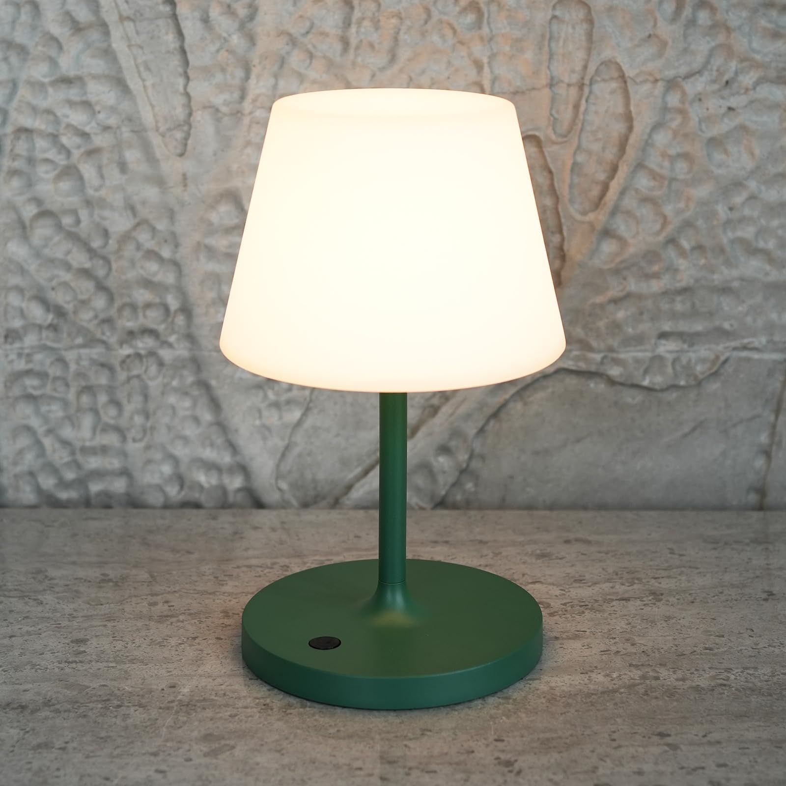 Lotitol Cordless Usb Rechargeable Outdoor Table Lamp, 4000Mah, Ip44 Waterproof, Green, 9.6
