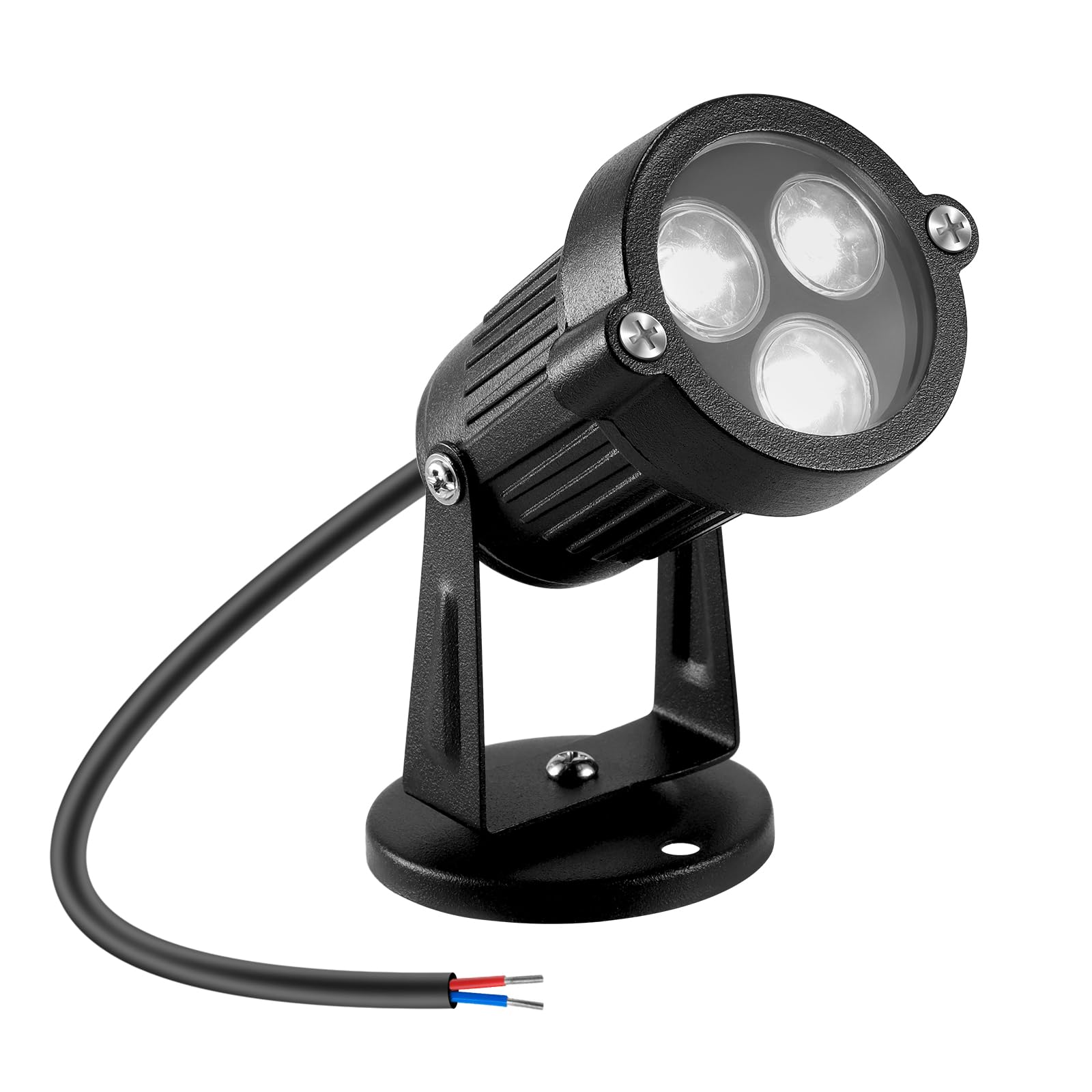 LemonBest Landscape Lights - Low Voltage Outdoor Landscape Spotlight - Waterproof LED Landscape Lights for Yard Garden Patio Dri