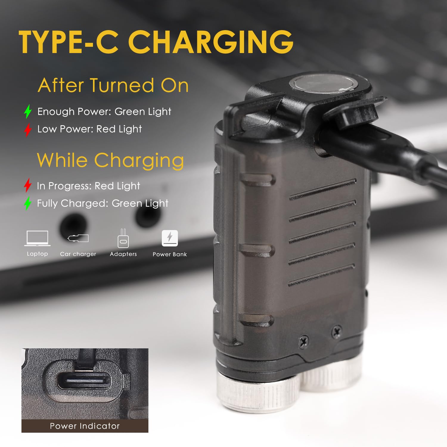 KunHe K2 EDC Flashlight - 1000 Lumens, Rechargeable USB C, 2 Pack, Mini Keychain Portable Design