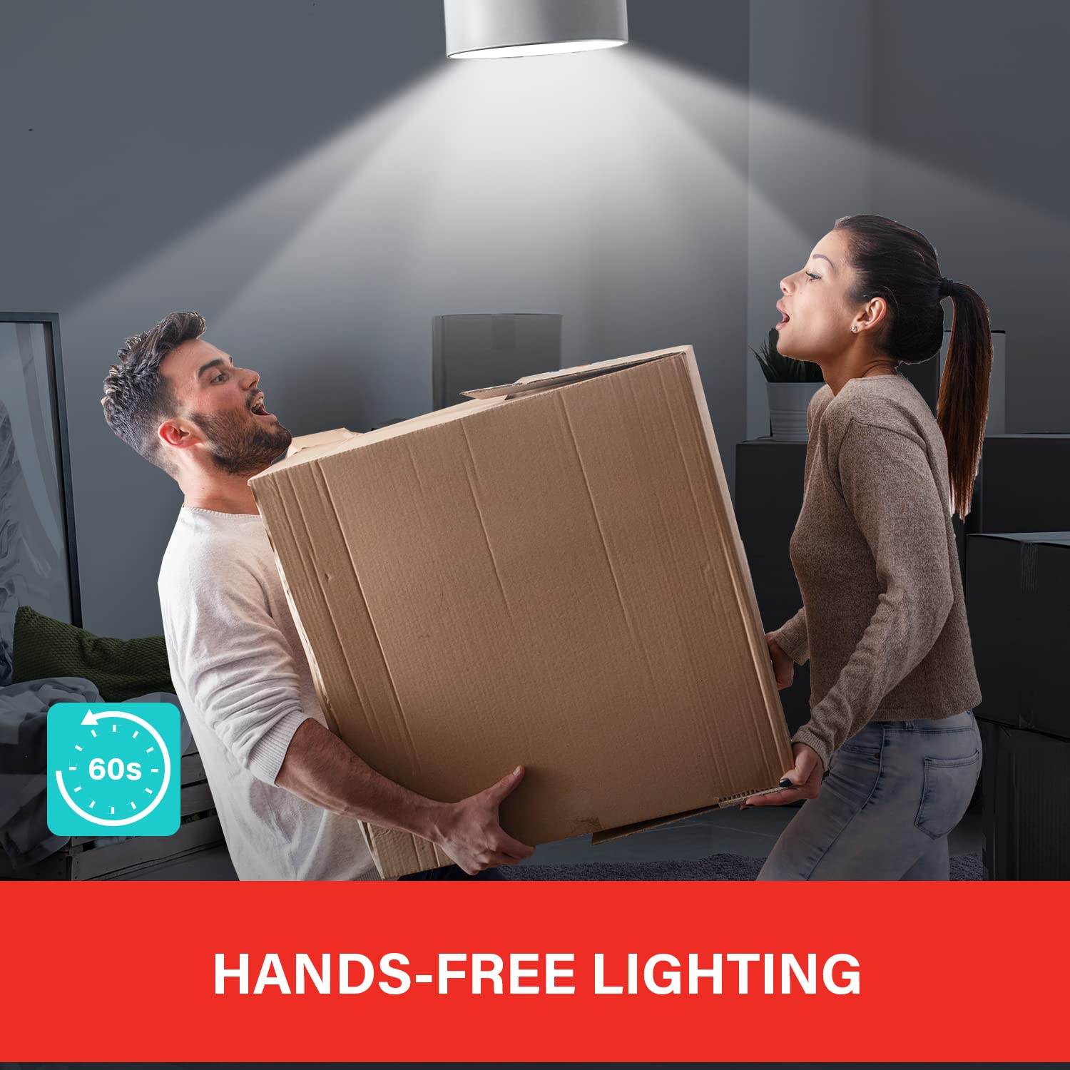 Sengled Motion Sensor Light Bulbs  A19  5000K Daylight Motion Activated Dusk To Dawn Security Light Bulb  11W (75-Watt Equivalent) Indoor Outdoor Lighting For Front Door Porch Stairs Hallway  4 Pack