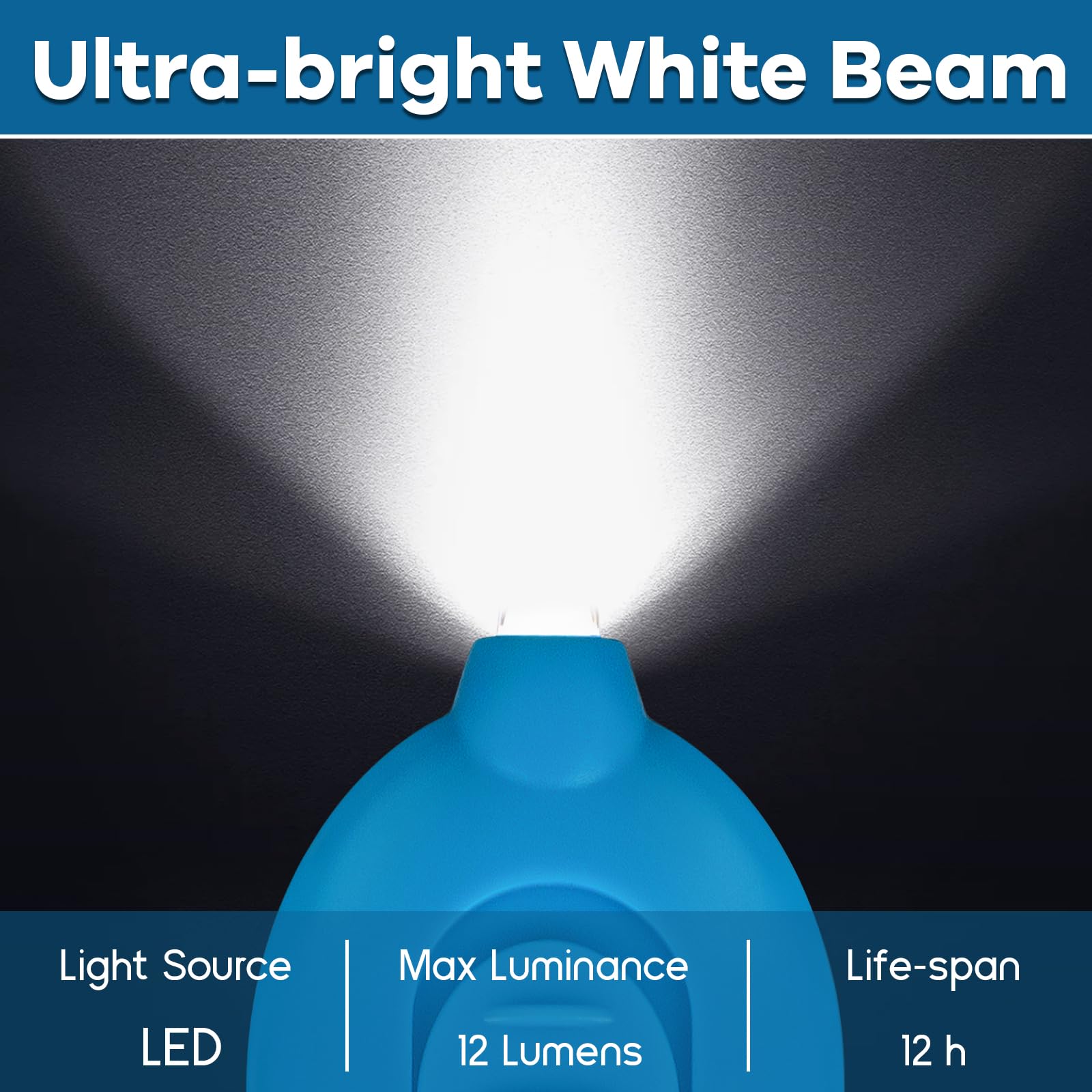 7 Pcs Led Keychain Flashlight Mini Keychain Light Ultra Bright Tiny Flashlight Small Portable Light Battery Powered With Key Rin