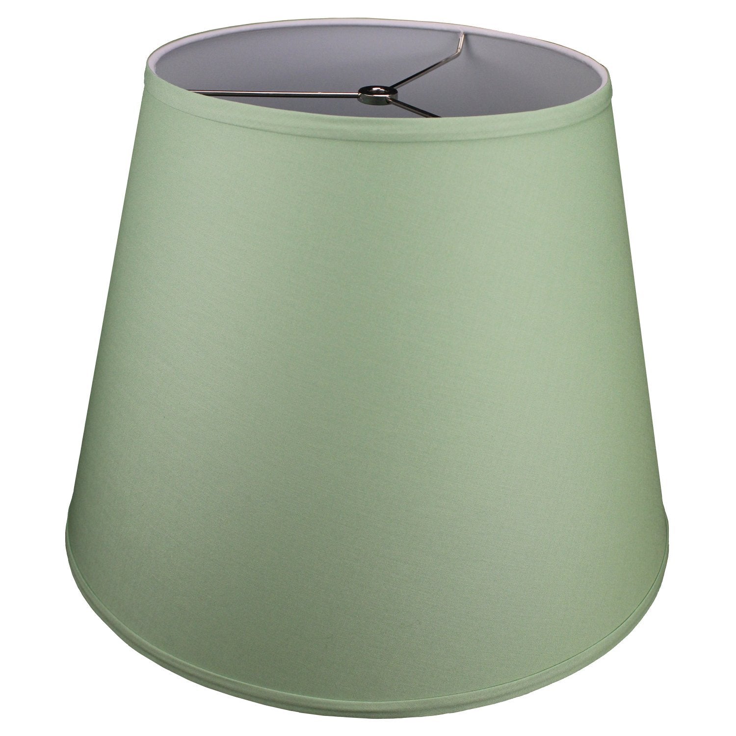 FenchelShades.com Lampshade 11in Top Dia x 17in Bottom Dia x 13in Slant Height Fabric Celadon Model 11-17-13-W-L-CEL
