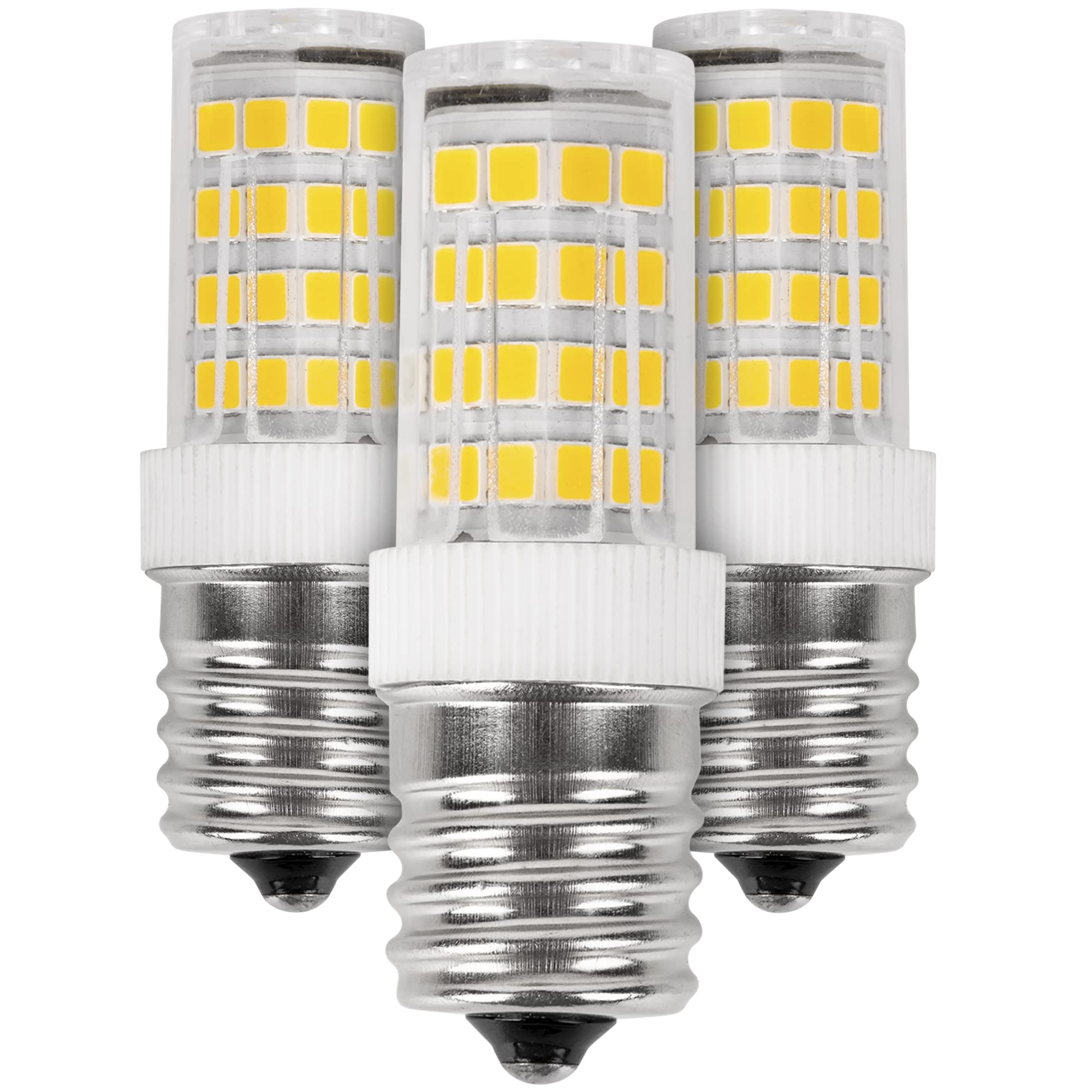 BlueStars LED Light Bulbs 5W E17 Base 6000K Daylight for Microwaves, Fits Whirlpool & Maytag, Model 8206232A