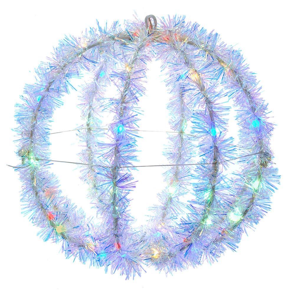 Kurt S. Adler Sphere Lights, Multi-Colored, 8in, Iron, Model AD1032M