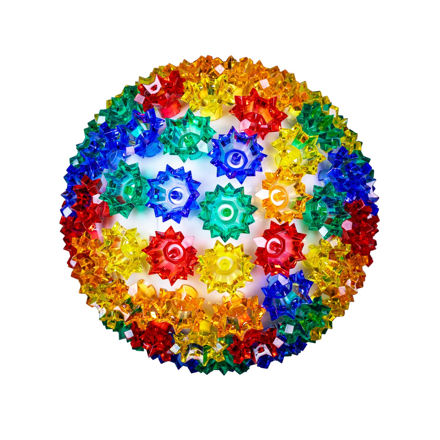 Novelty Lights Led Starlight Sphere 100-Light 7.5 Multicolor Outdoor Hanging Christmas Ball Lights, Commercial Grade Large Ball