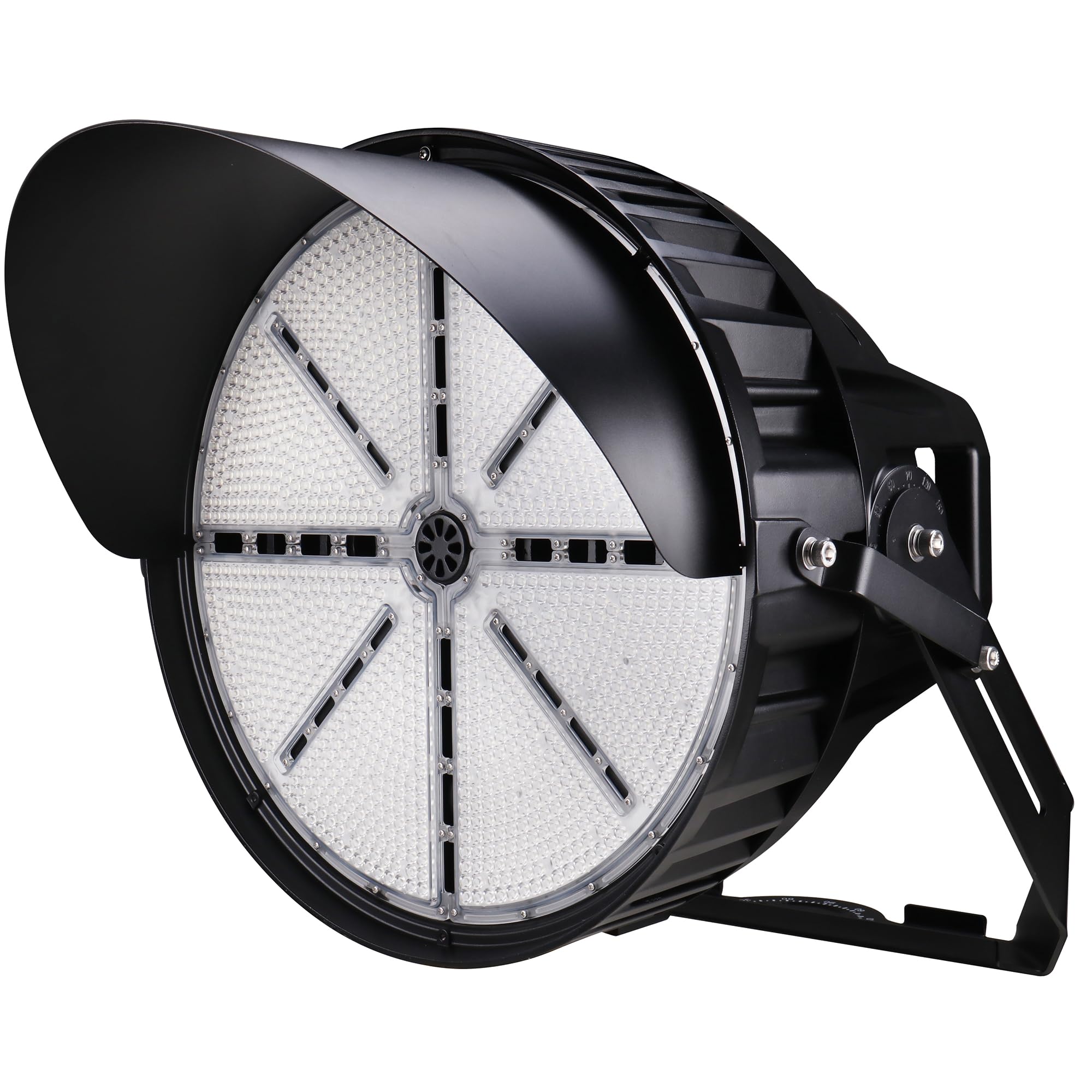 dephen 1200W LED Stadium Lights - 168,000Lumens 5000K Commercial Sportlight, 30 Degree Arena Lamp, 0-10V Dimmable IP65 Outdoor F