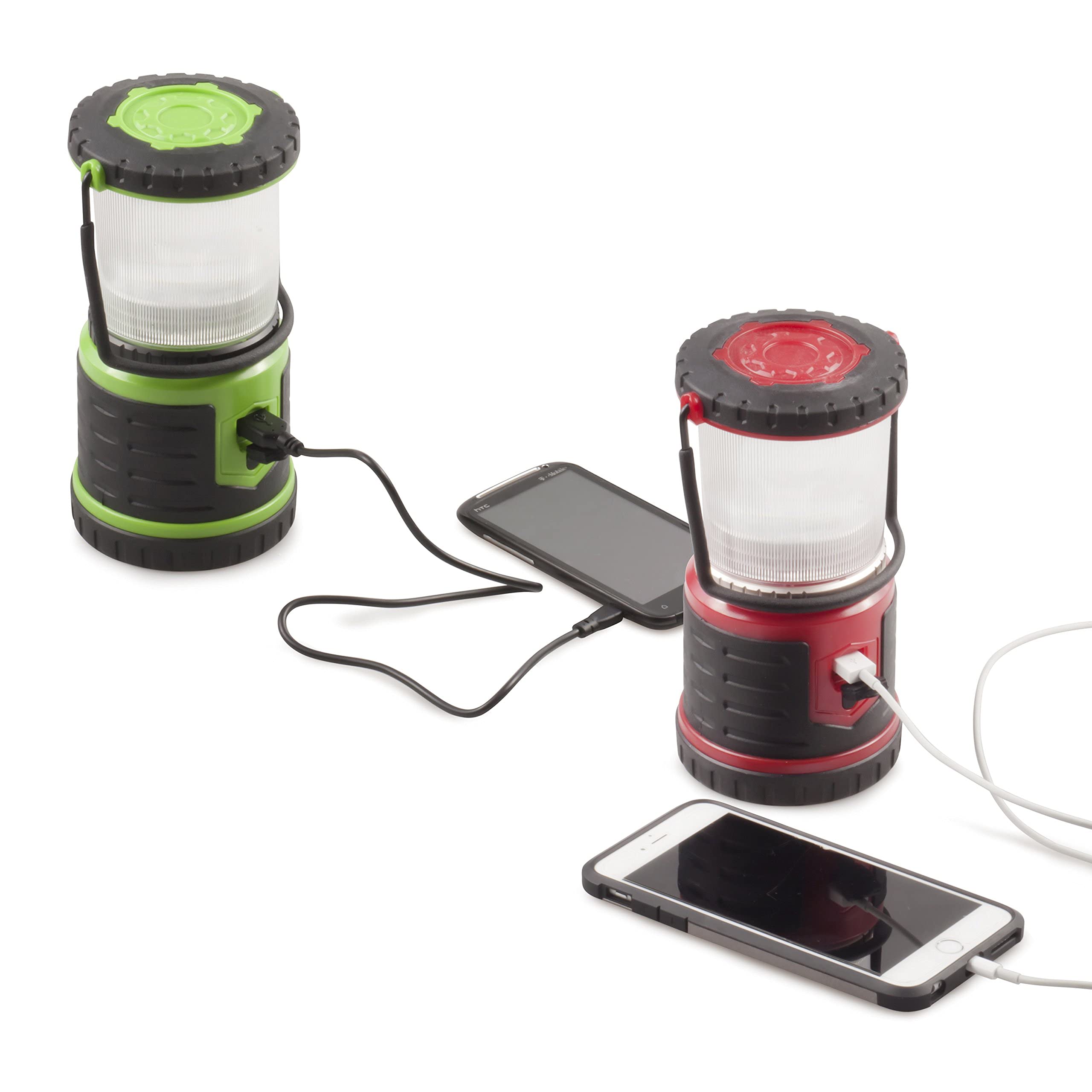 Blazin Rugged USB Rechargeable Lantern | 12000mAh Power Bank | 600 Lumen | Taupe