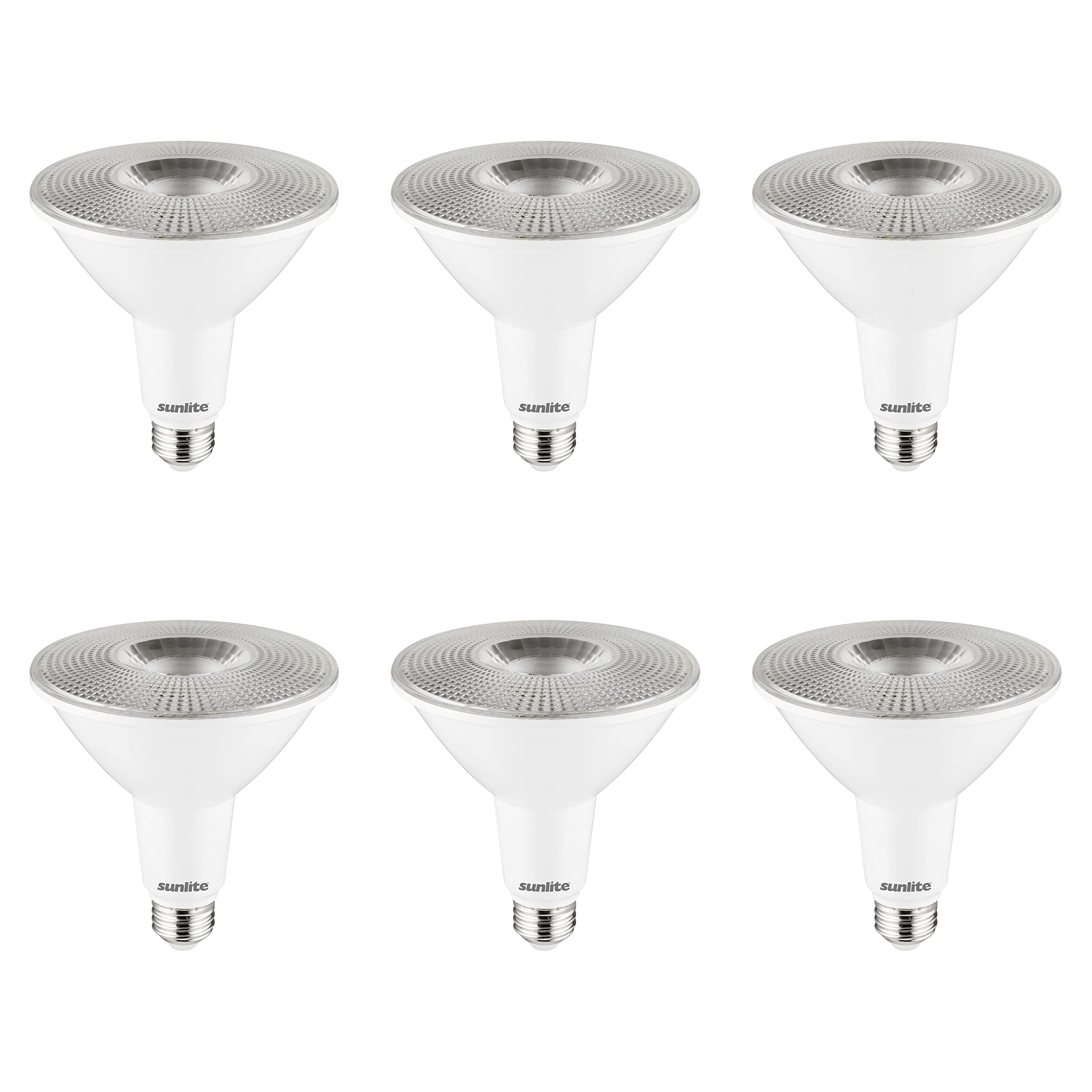 Sunlite 40333 LED PAR38 Long Neck Spotlight Bulb, 15 Watt (100W Halogen EQ), 1200 Lm, 40 Flood Beam, Medium E26 Base, 90 CRI, Wa