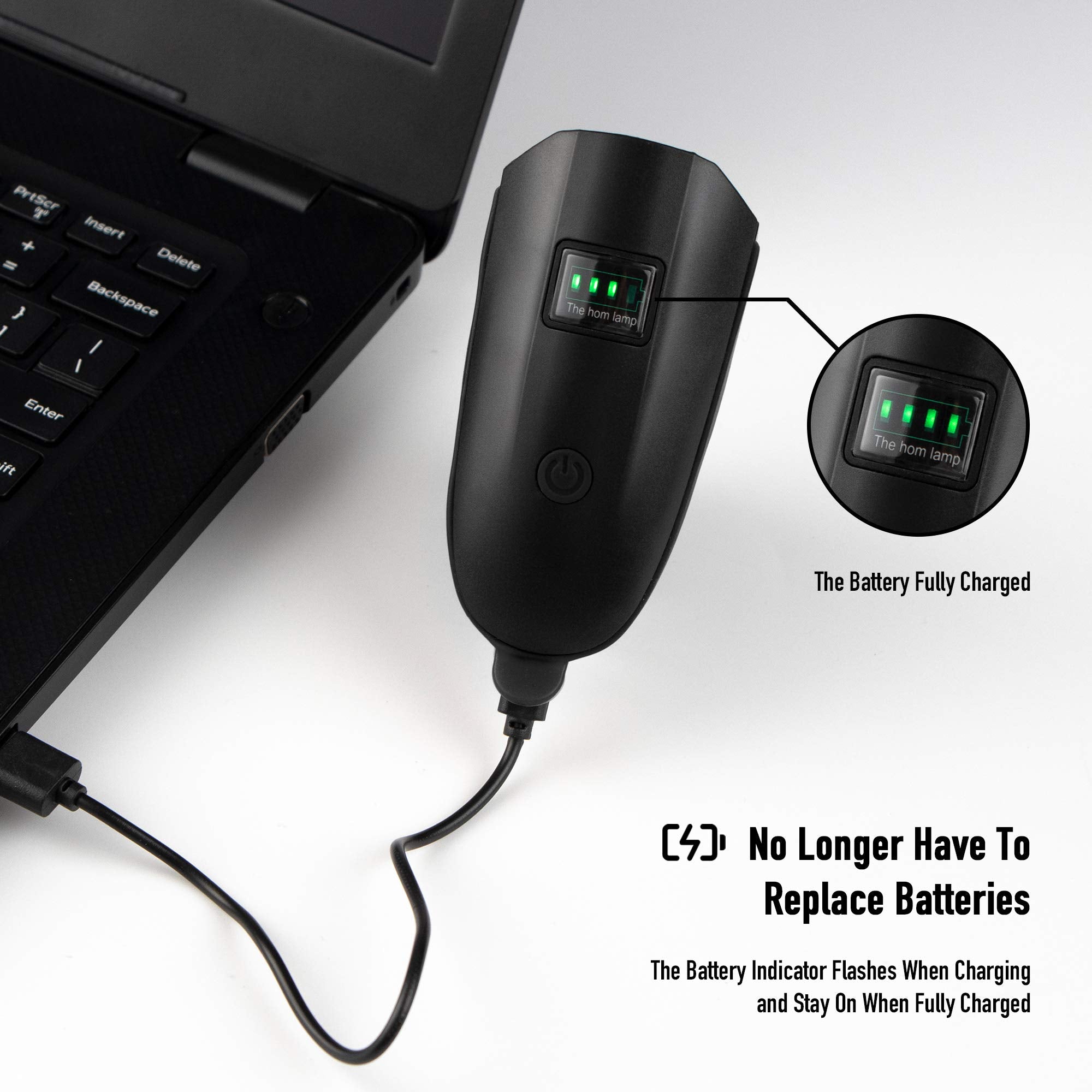 2 Pack Bike Lights Set With Horn 1400Lm Usb Rechargeable Bicycle Headlight & Tail Light & Horn Waterproof 3 Lighting Modes Fits Various Bicycles For Road And Mountain(Black+Black)