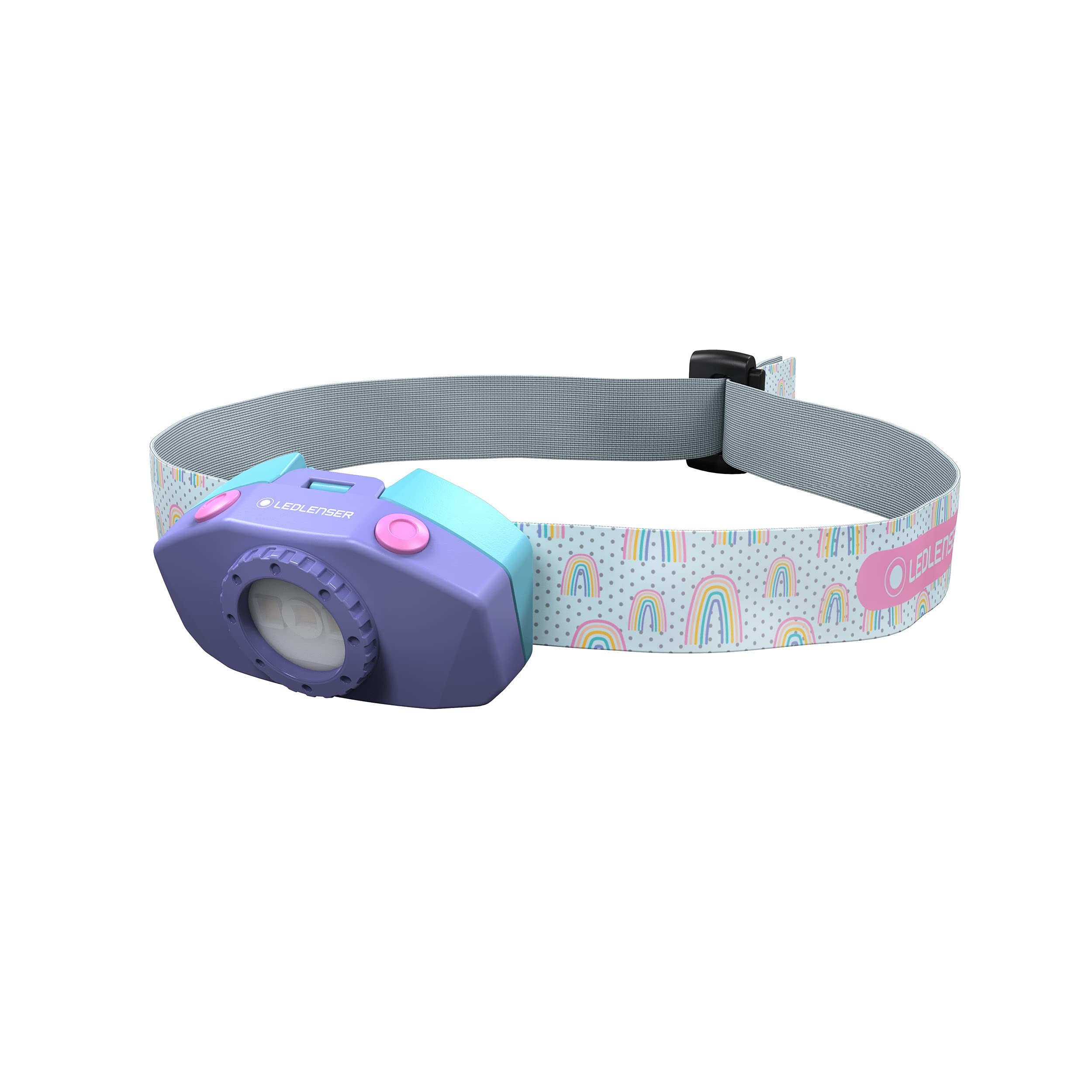 Ledlens 502538 Kids LED Headlight, Purple, Battery Operated, Up to 40 Lumens, Genuine Japanese Product