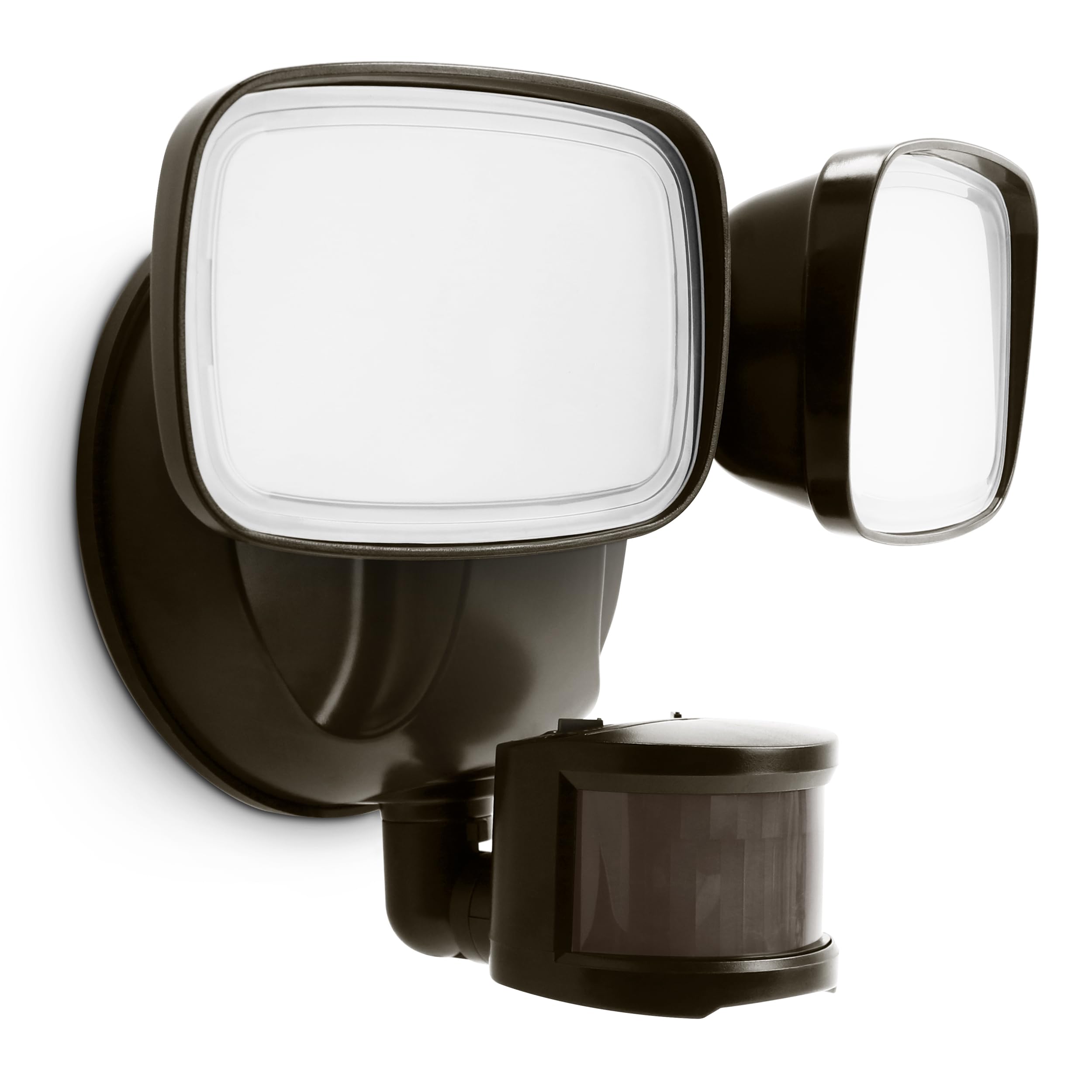Feit Electric LED Outdoor Flood Light - Motion Sensor, Dusk to Dawn, 2000 Lumen, 9 in., Bronze, Model S9DFL/850/MOT/BZ