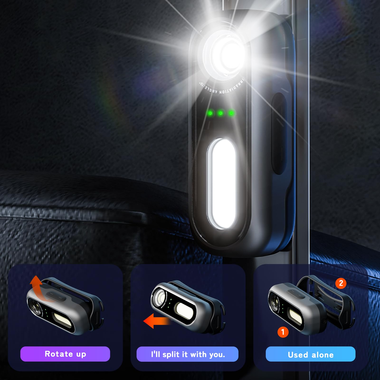 AOOSTAR LED Headlamp Rechargeable, 10000 Lumens Waterproof Forehead Light for Camping and Hiking