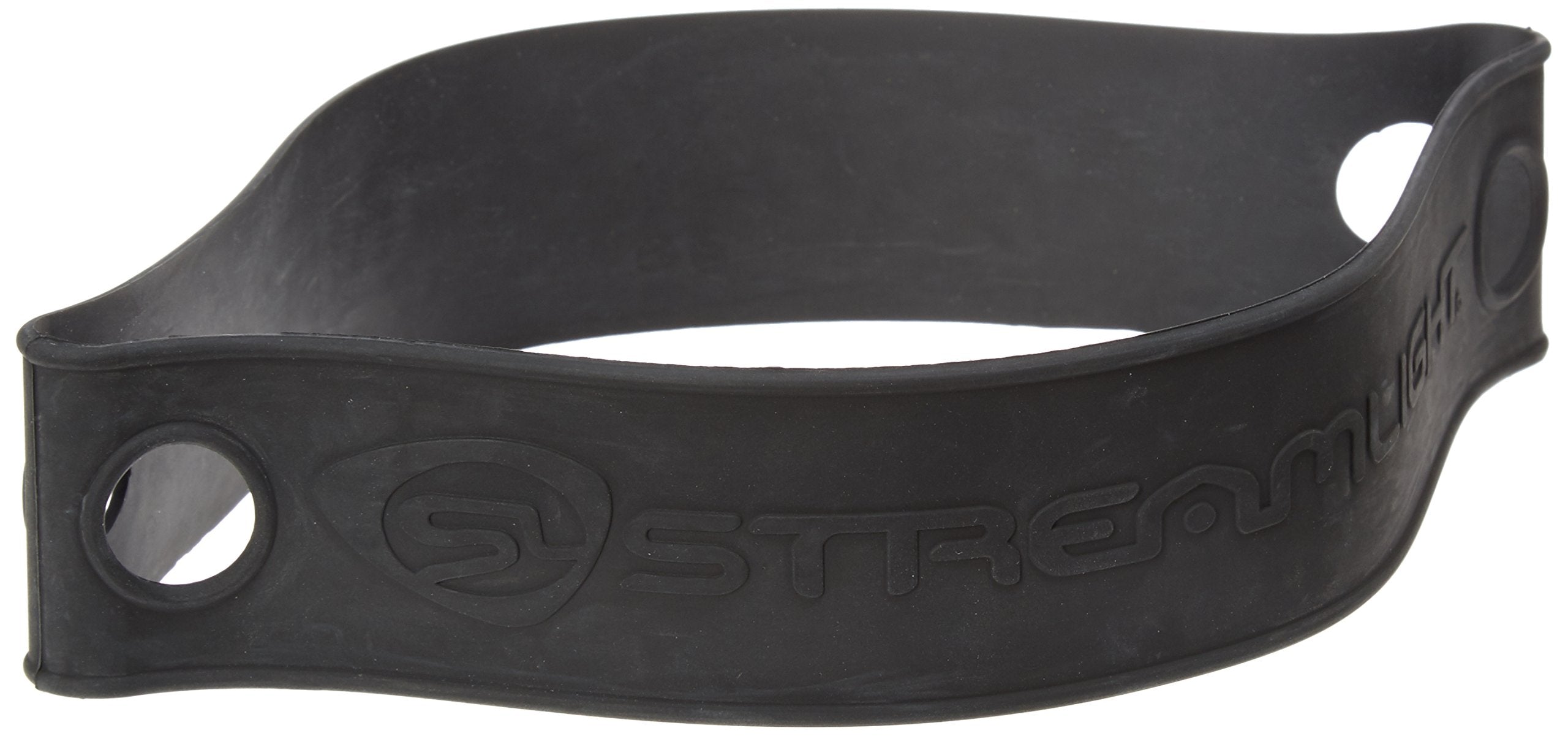 Streamlight Rubber Helmet Strap, Model 99075, One Size, Black, Durable Plastic Material