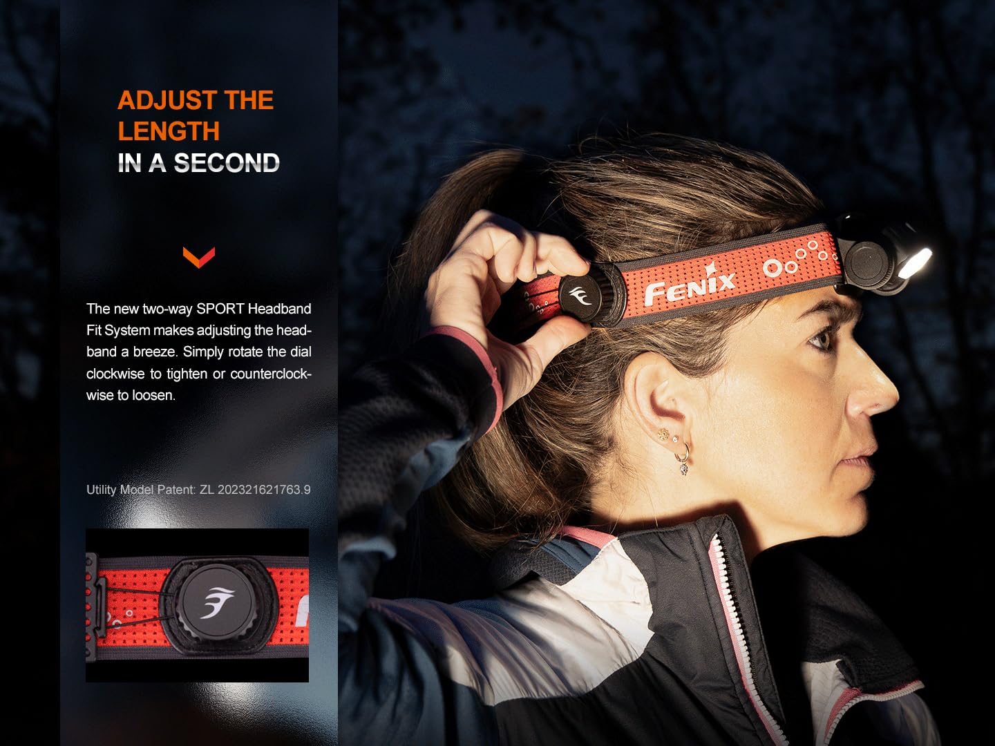 Fenix HM65R-T v2.0 Black Rechargeable Head Torch - Lightweight Aluminum Alloy for Running, Outdoor & Work
