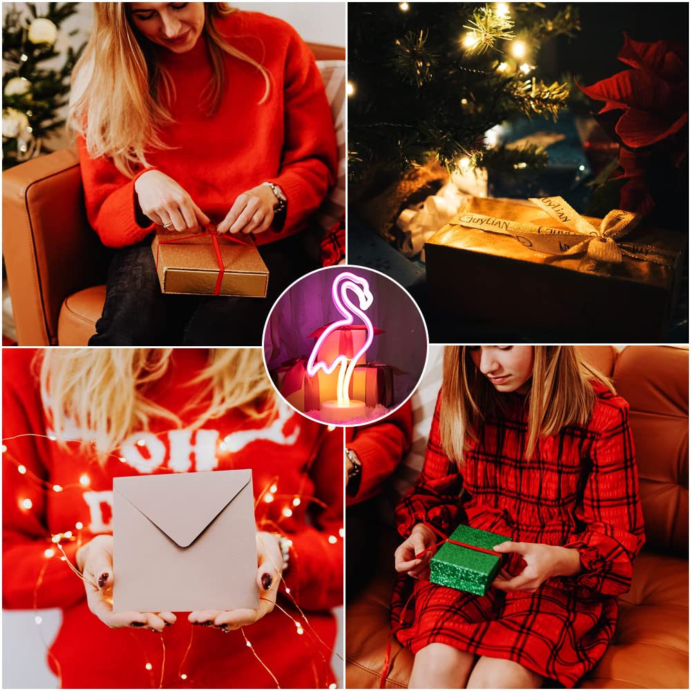 Flamingo Neon Signs Led Light Wall Lamp Home Decor Battery/Usb Powered Led Pink Neon Signs Animal Night Light For Bedroom Birthd