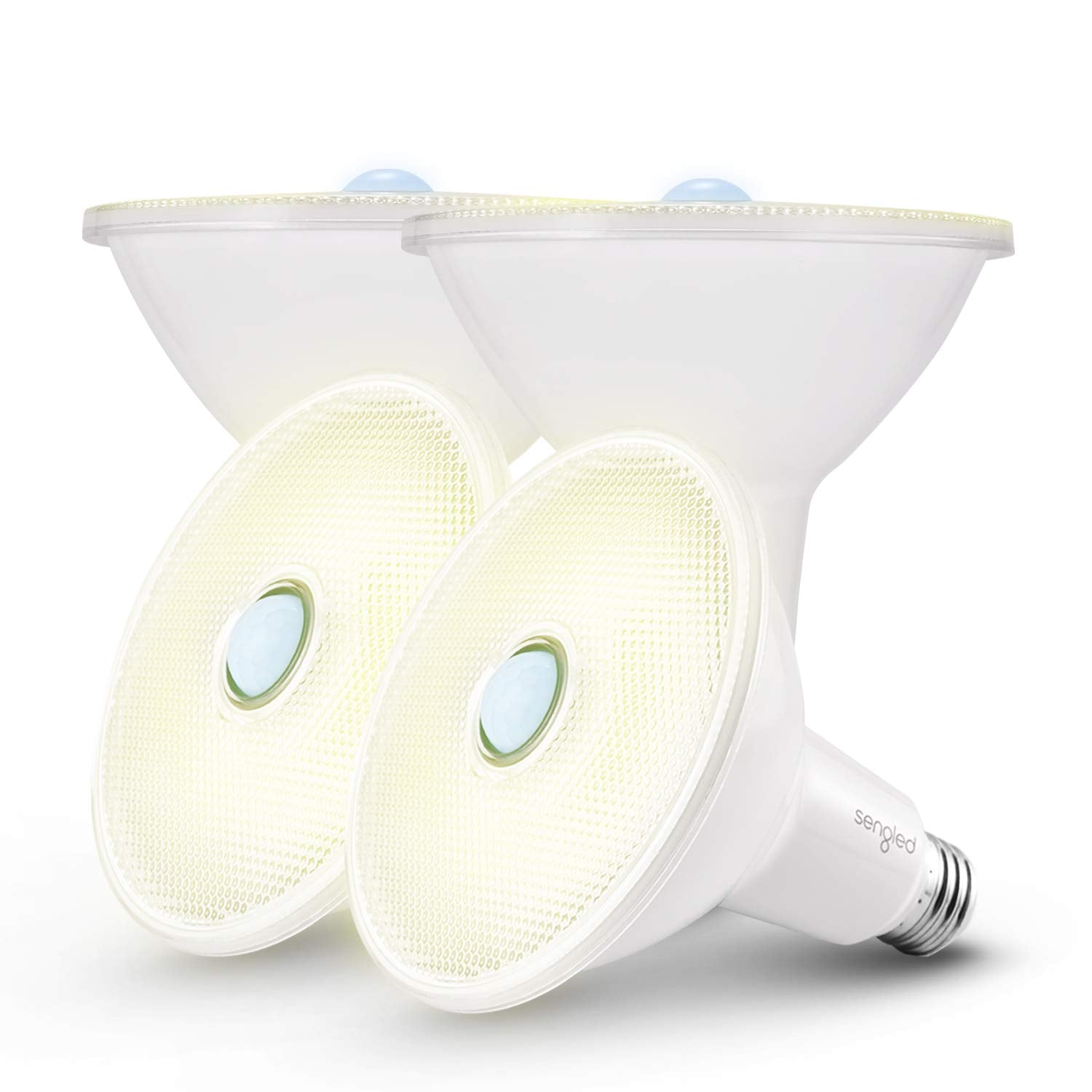 Sengled Motion Sensor Outdoor Light Bulbs, 150W Equivalent, 3000K Warm White, E26 Base PAR38, Waterproof, Pack of 4
