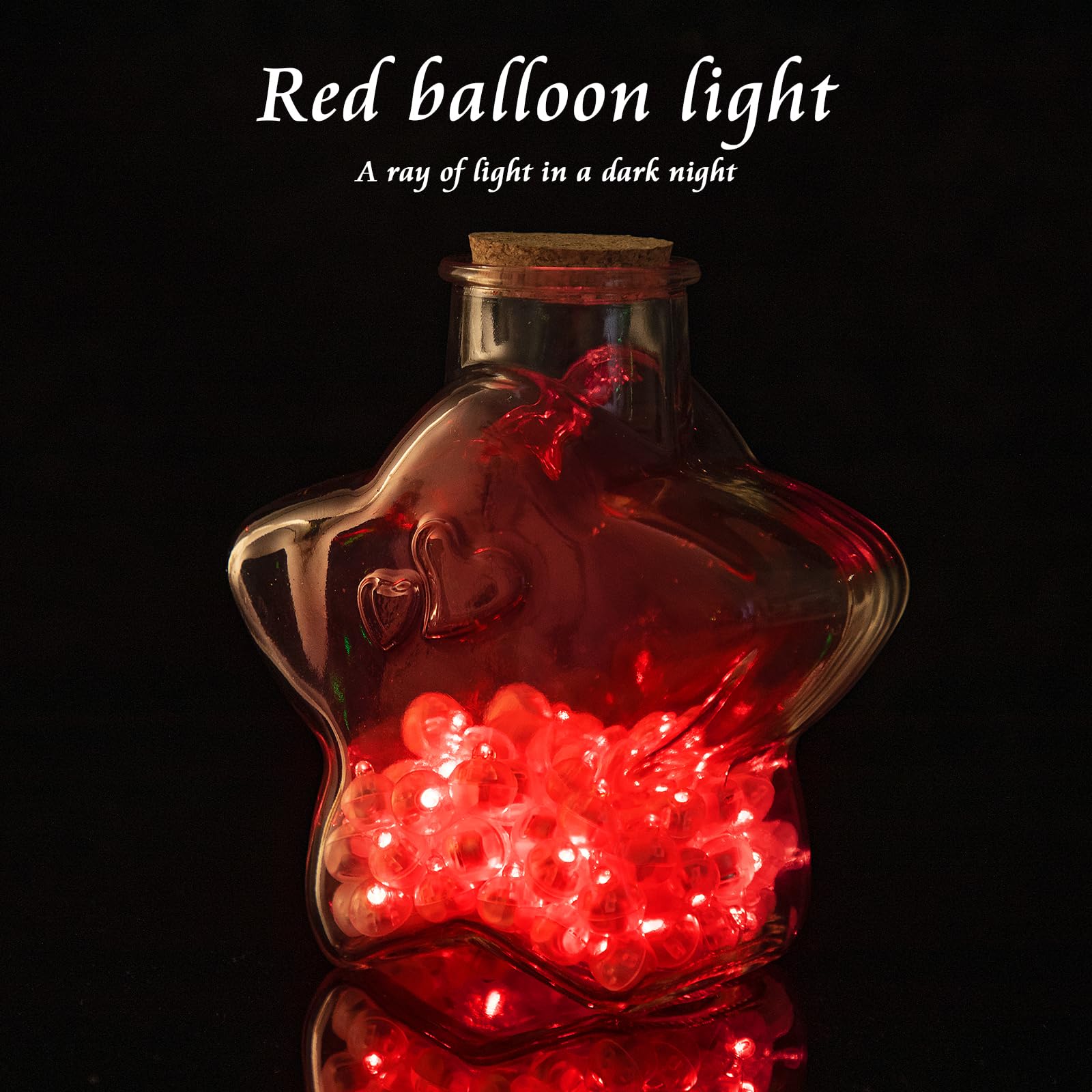 Chzk 50Pcs Balloon Lights Mini Led Lights Round Long Standby Time Ball Light Paper Lantern Balloons Lights For Birthday Party Christmas Halloween Decoration (50, Red)