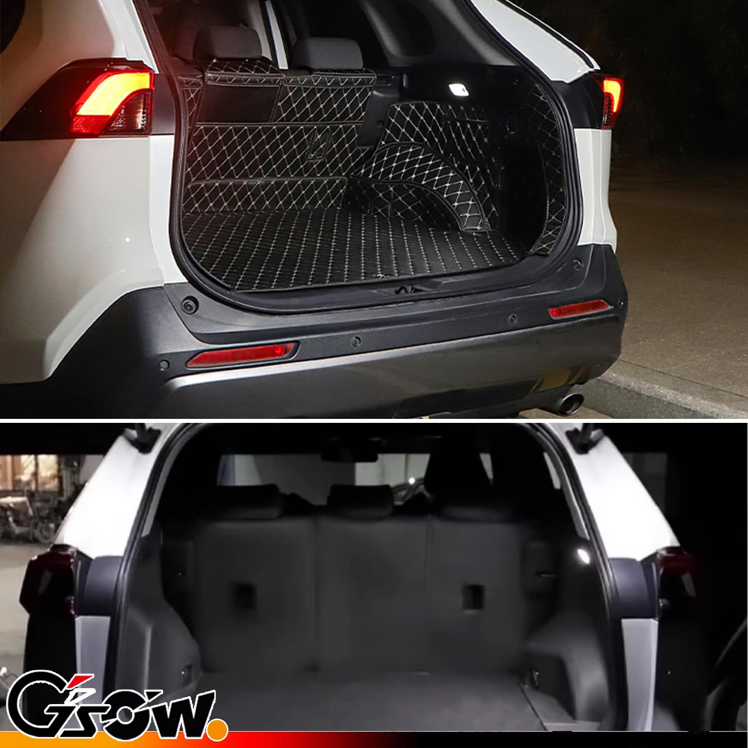 GSOWO Led Luggage Compartment Light for Toyota RAV4 2022-2025, White Cargo Lamp, Model GS-RAV4-22-24-W