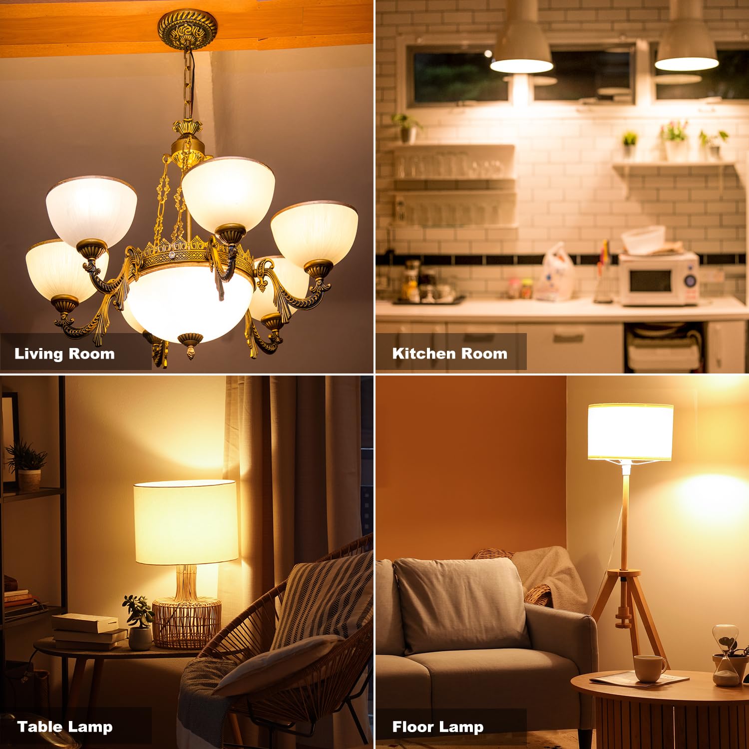 Vgogfly Led Light Bulb 25 Watt - 3 Watt Equivalent Energy Efficient, Soft White 2700K, Non-Dimmable, E26 Base For Bedroom, Livin