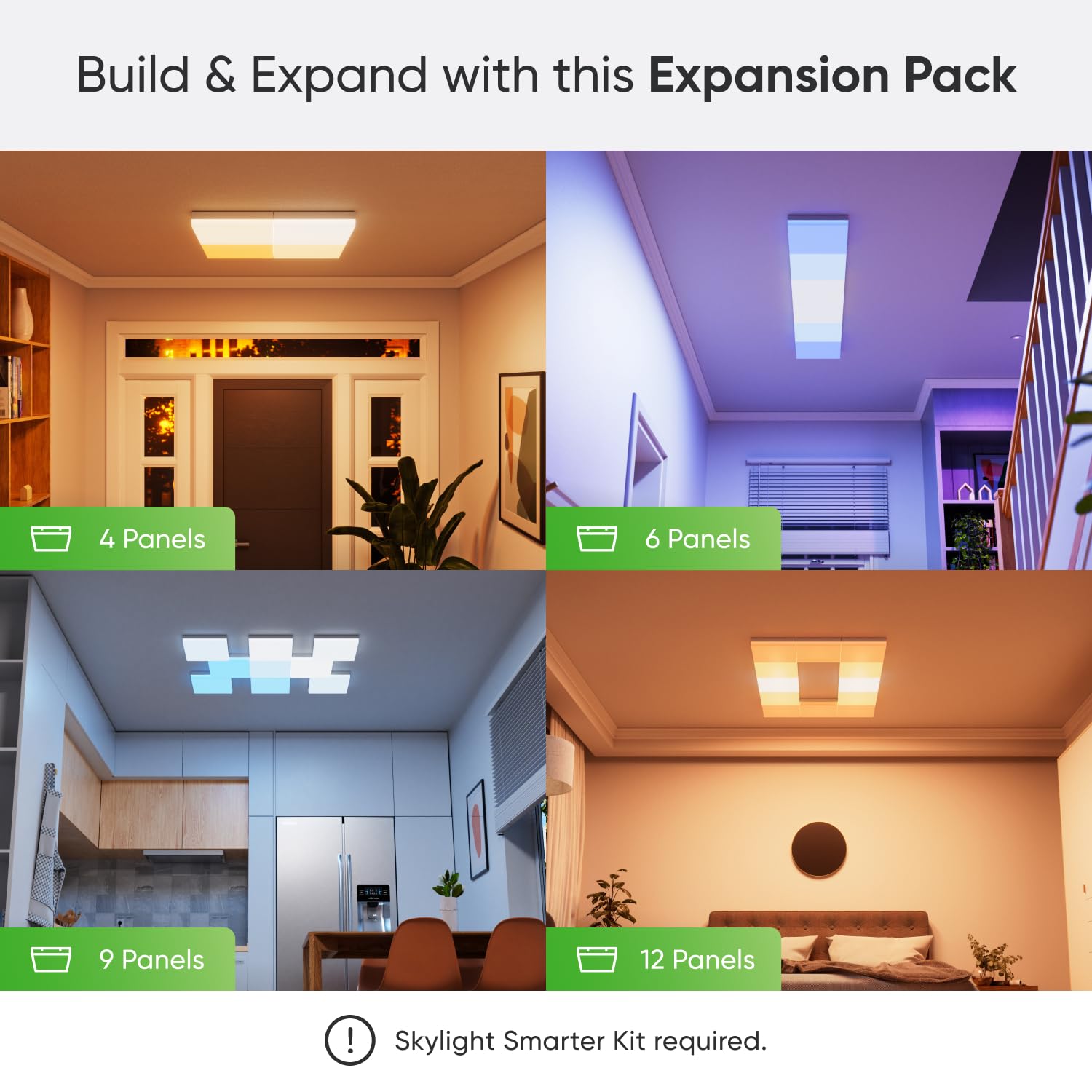 Nanoleaf Smart Led Ceiling Lights (Skylight Expansion (1Pk))