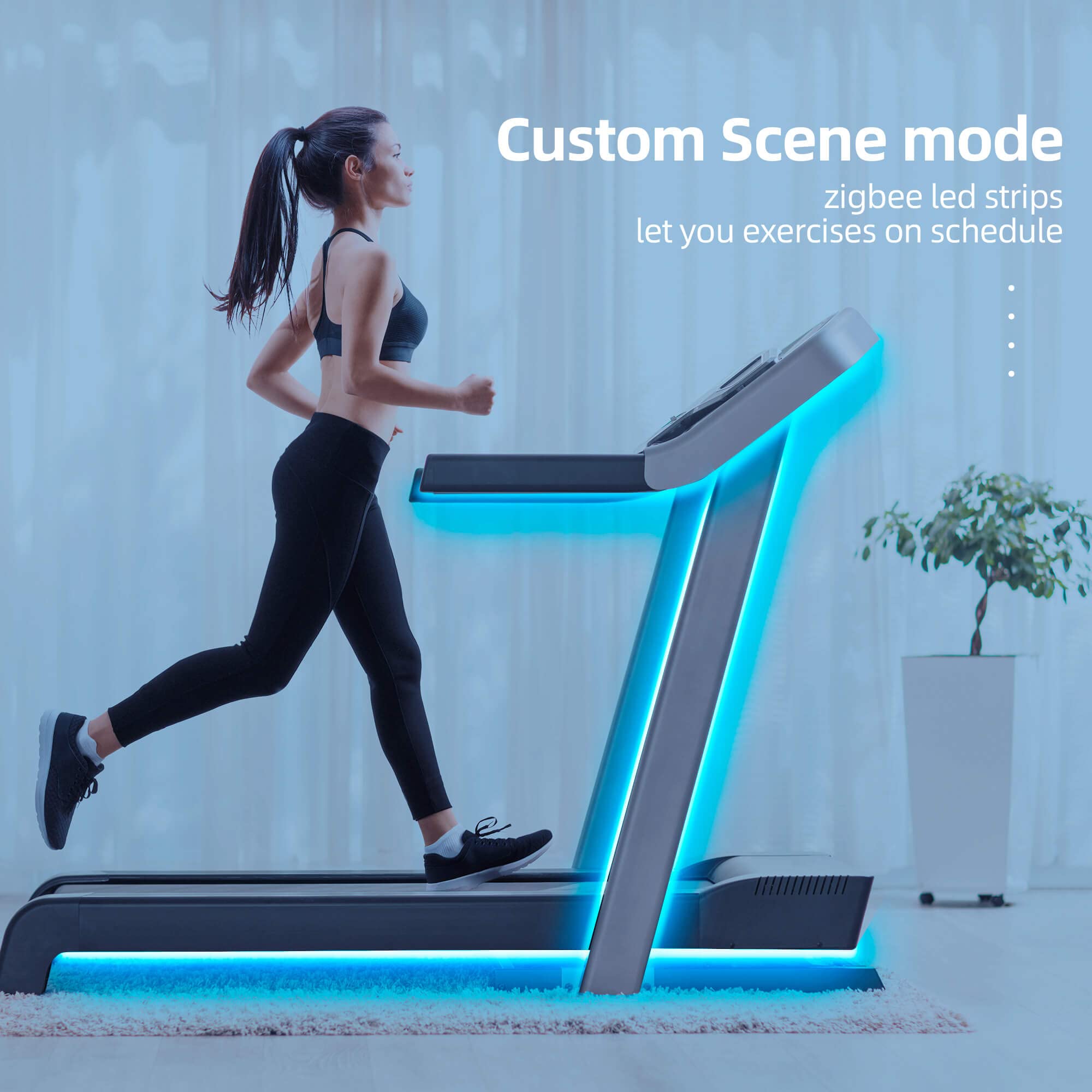 GIDEALED Zigbee RGB LED Strip Lights Kit, 65.6ft, Model ZC05M-20, Smart Voice & APP Control, Plastic Material